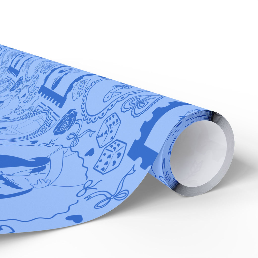 Belcher's Blue Valentine's Gift Wrap