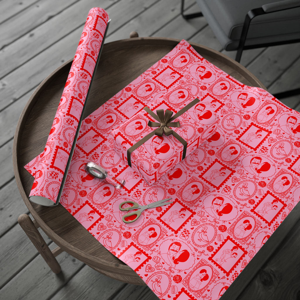 Belcher's Pink Valentine's Gift Wrap