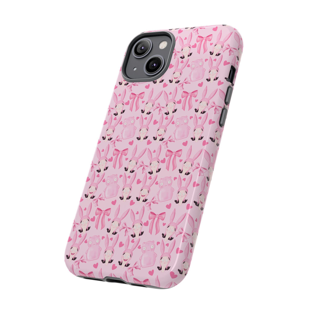 Bob's Burgers Inspired Coquette Louise Tough Case for iPhone, Google, and Samsung