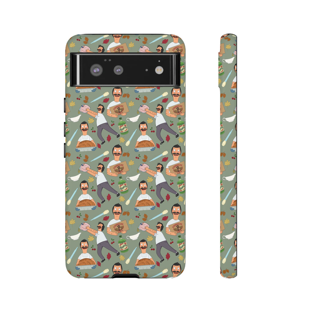 Bob's Burgers Inspired Thanksgiving Bob V1 Tough Case for iPhone, Samsung, and Google Phones