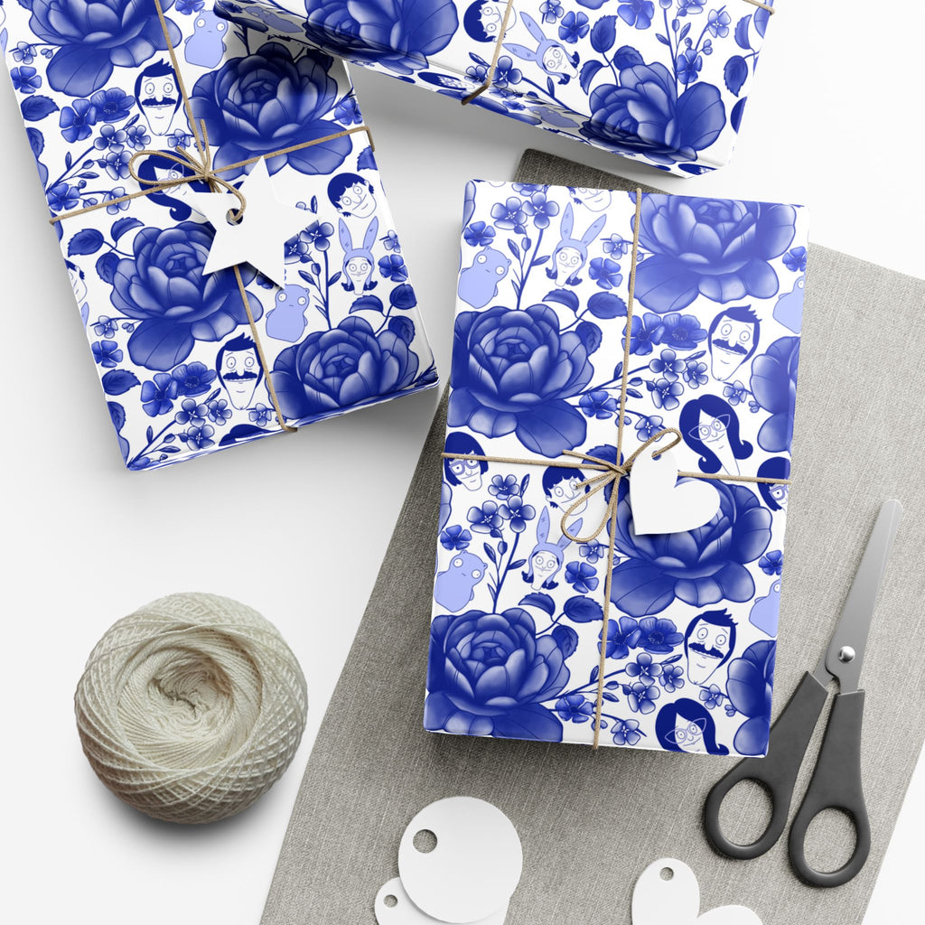 Belcher's Floral Fine China Wrapping Paper