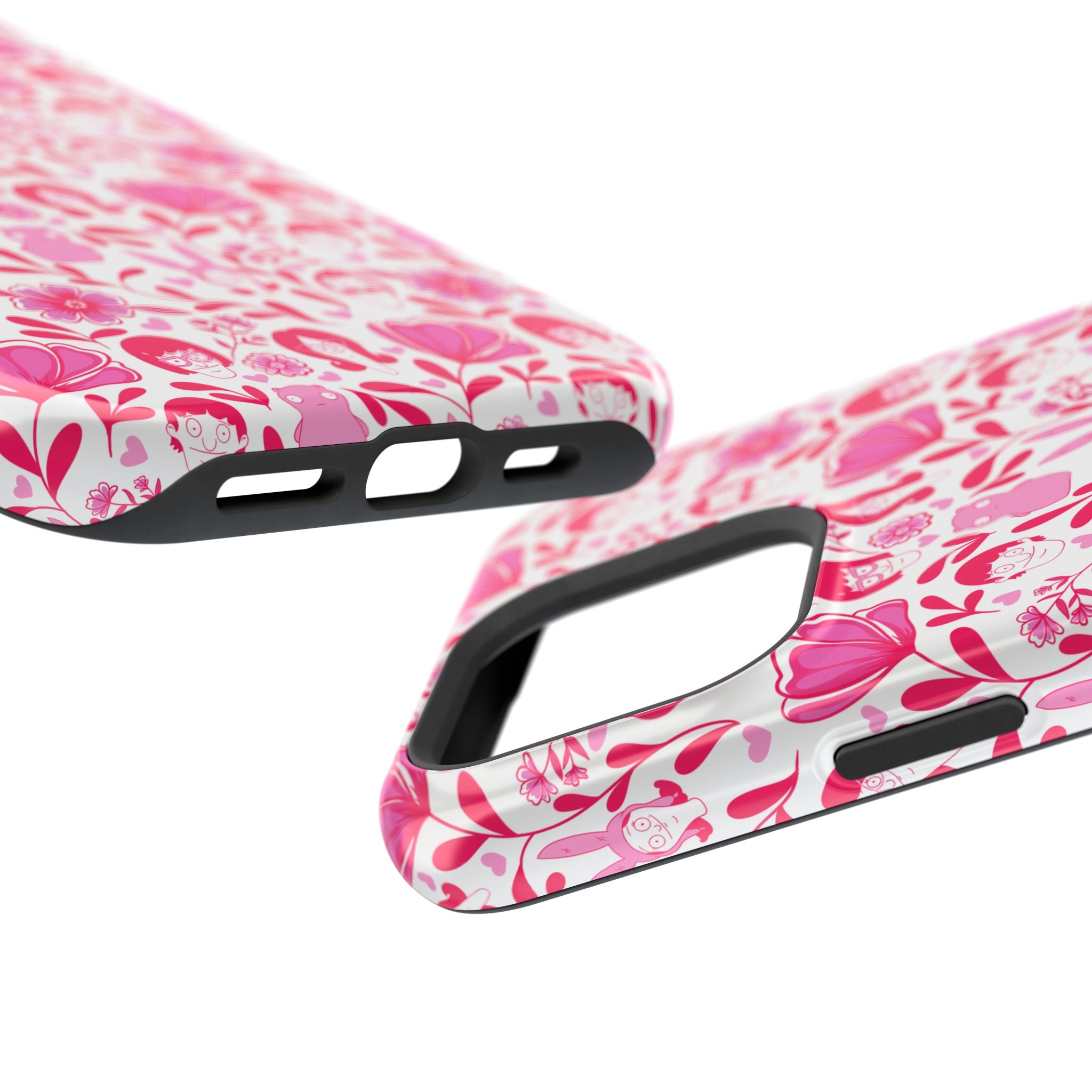 Belcher's Fine China iPhone Case V1 Pink – Magnetic Impact-Resistant