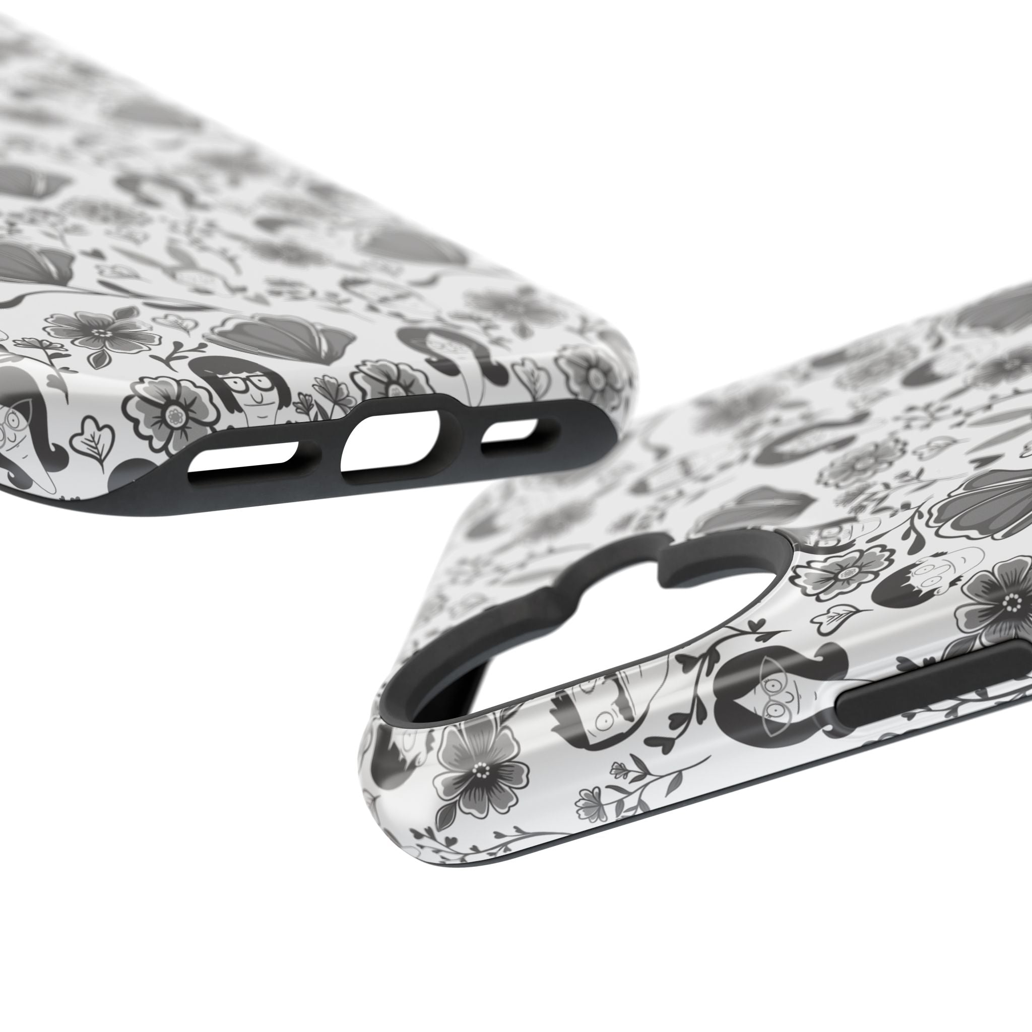 Belcher's Fine China iPhone Case V1 Monochrome – Magnetic Impact-Resistant