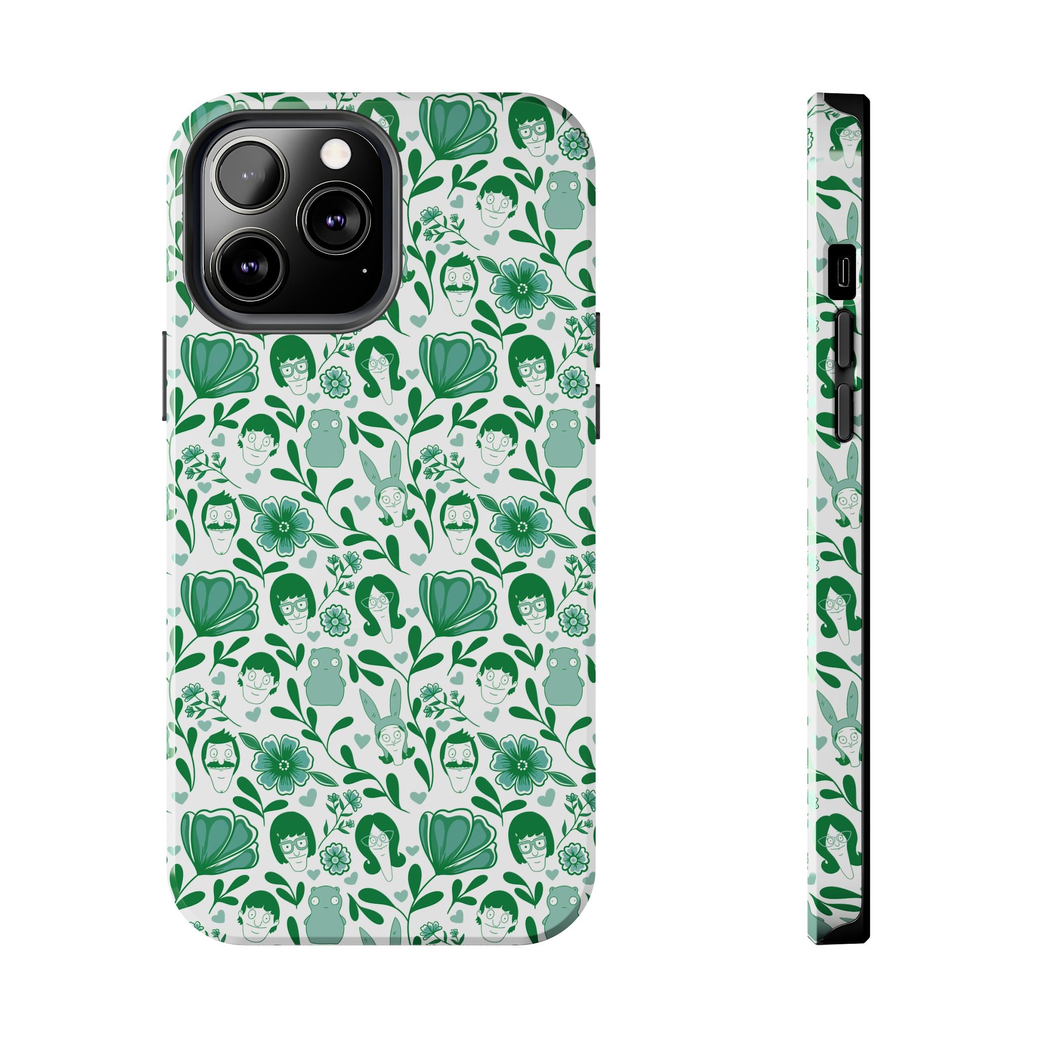Belcher's Green Fine China Tough Phone Case (iPhone, Samsung) Not MagSafe!