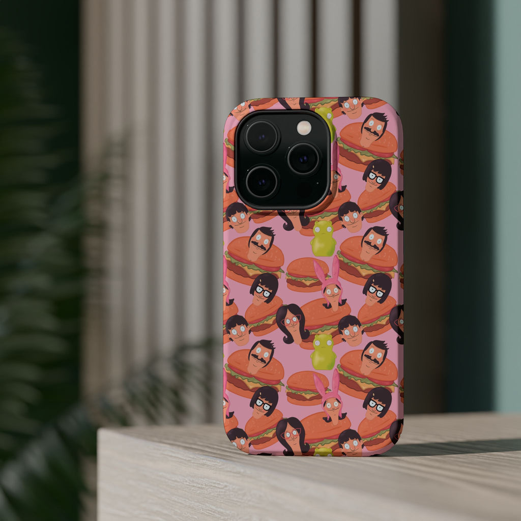 Belcher's Burger Time - Pink Magnetic Impact-Resistant iPhone Case