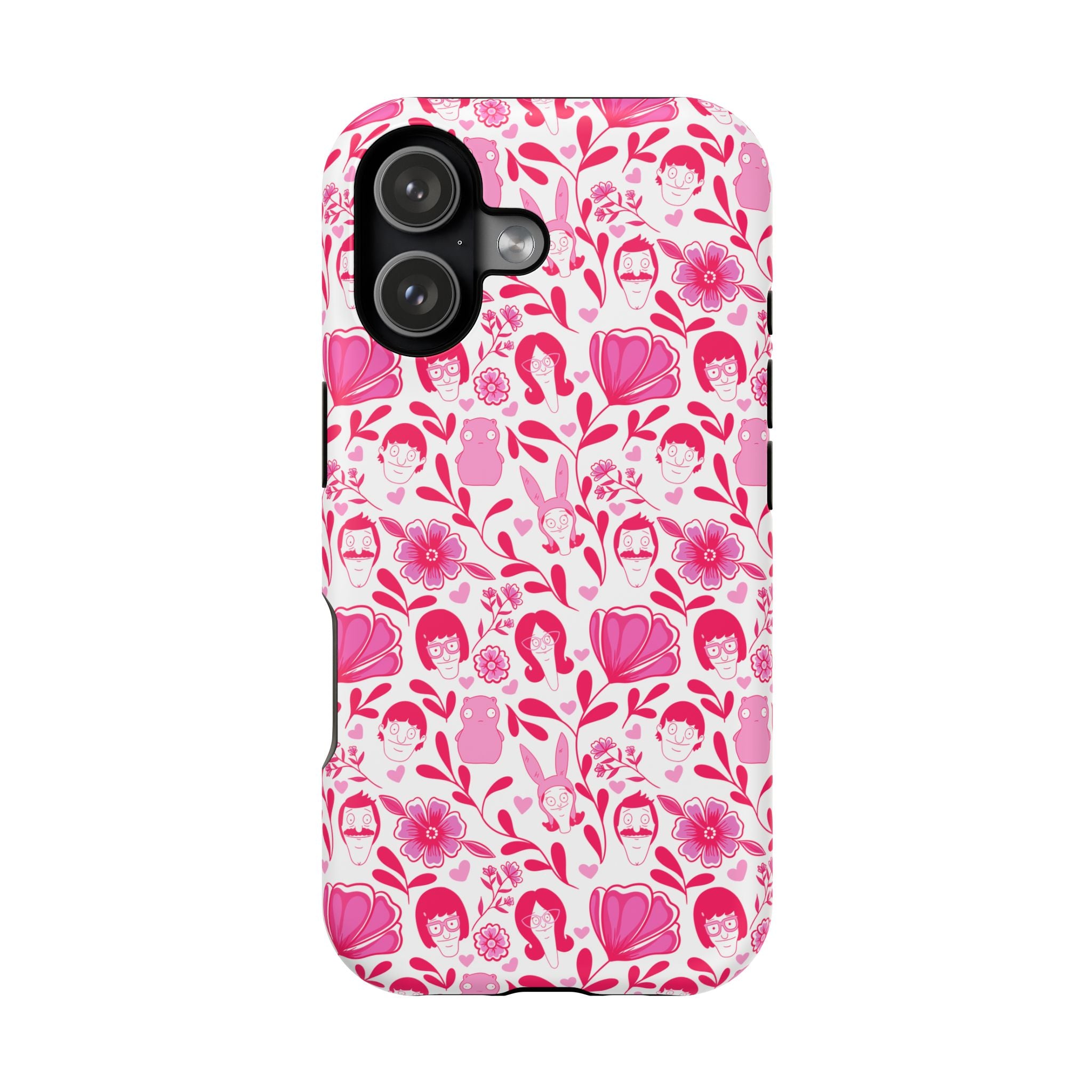 Belcher's Fine China iPhone Case V1 Pink – Magnetic Impact-Resistant