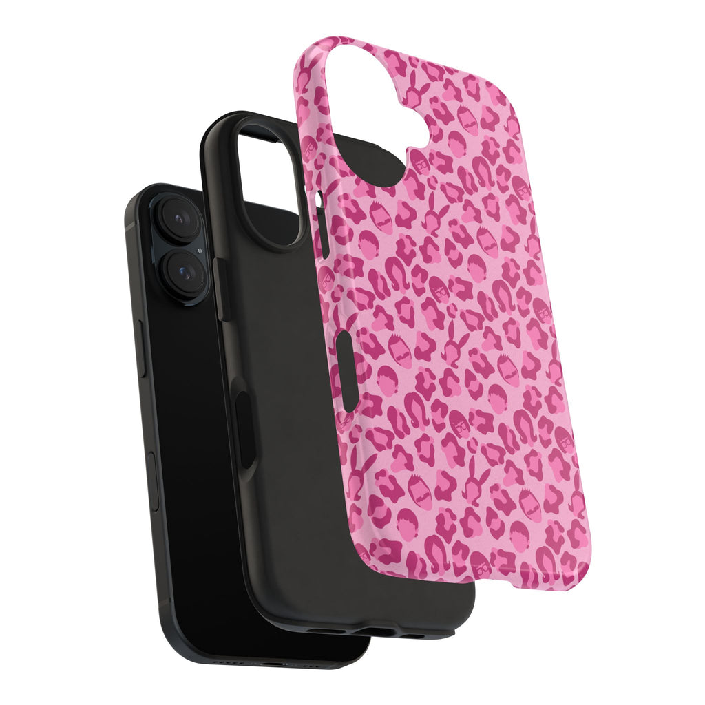 Pink Leopard Print Belchers Phone Case (iPhone, Samsung) Not MagSafe!