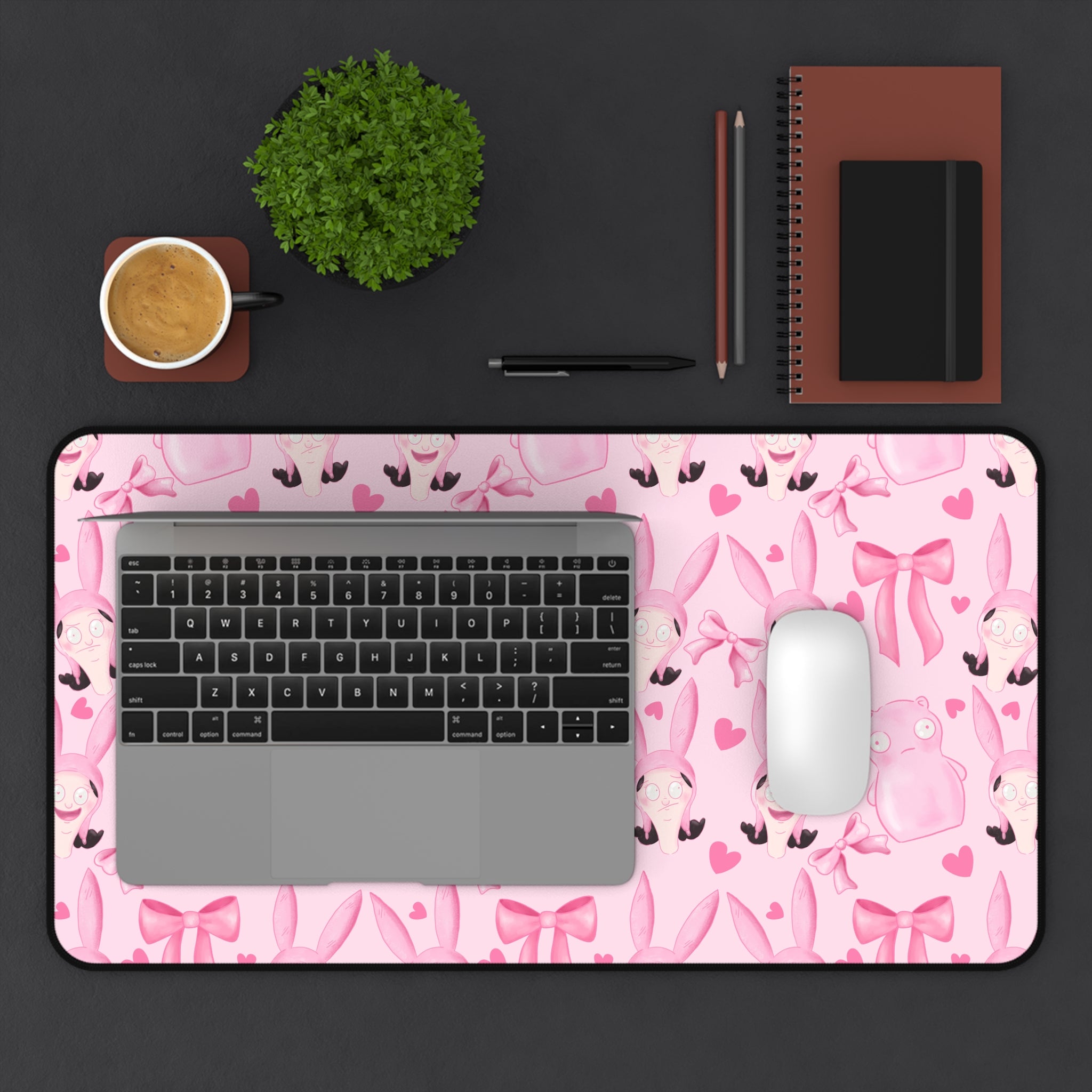 Bobs Burgers Pink Desk Pad