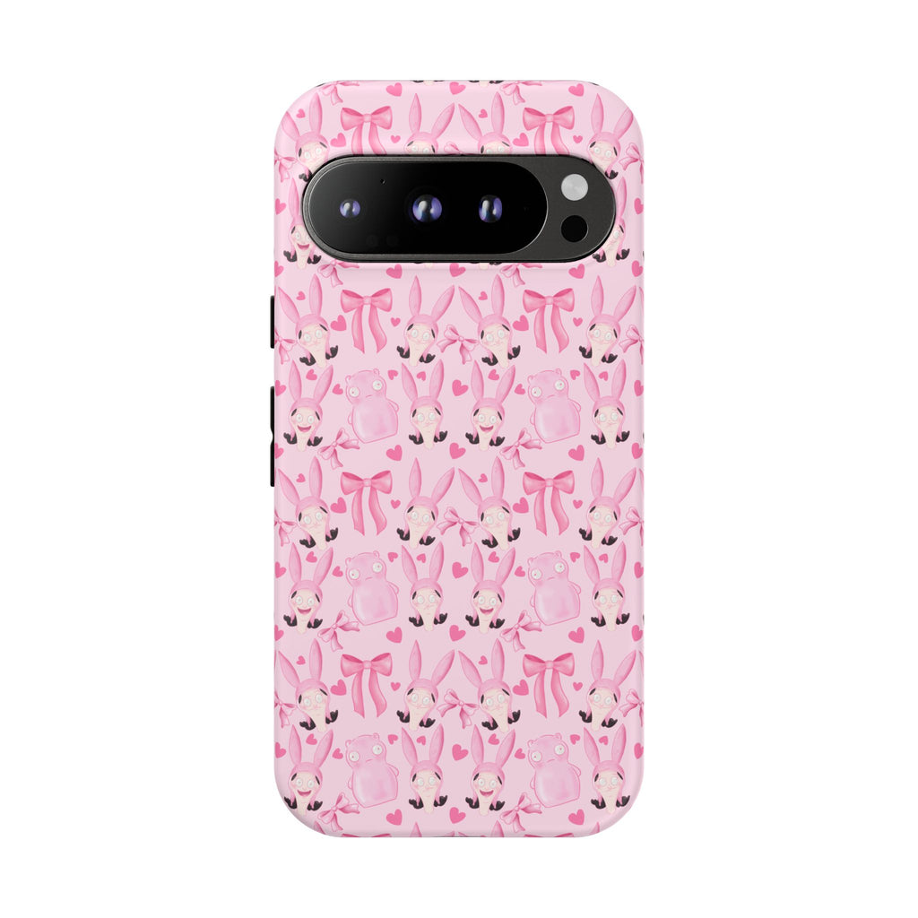 Bob's Burgers Inspired Coquette Louise Tough Case for iPhone, Google, and Samsung