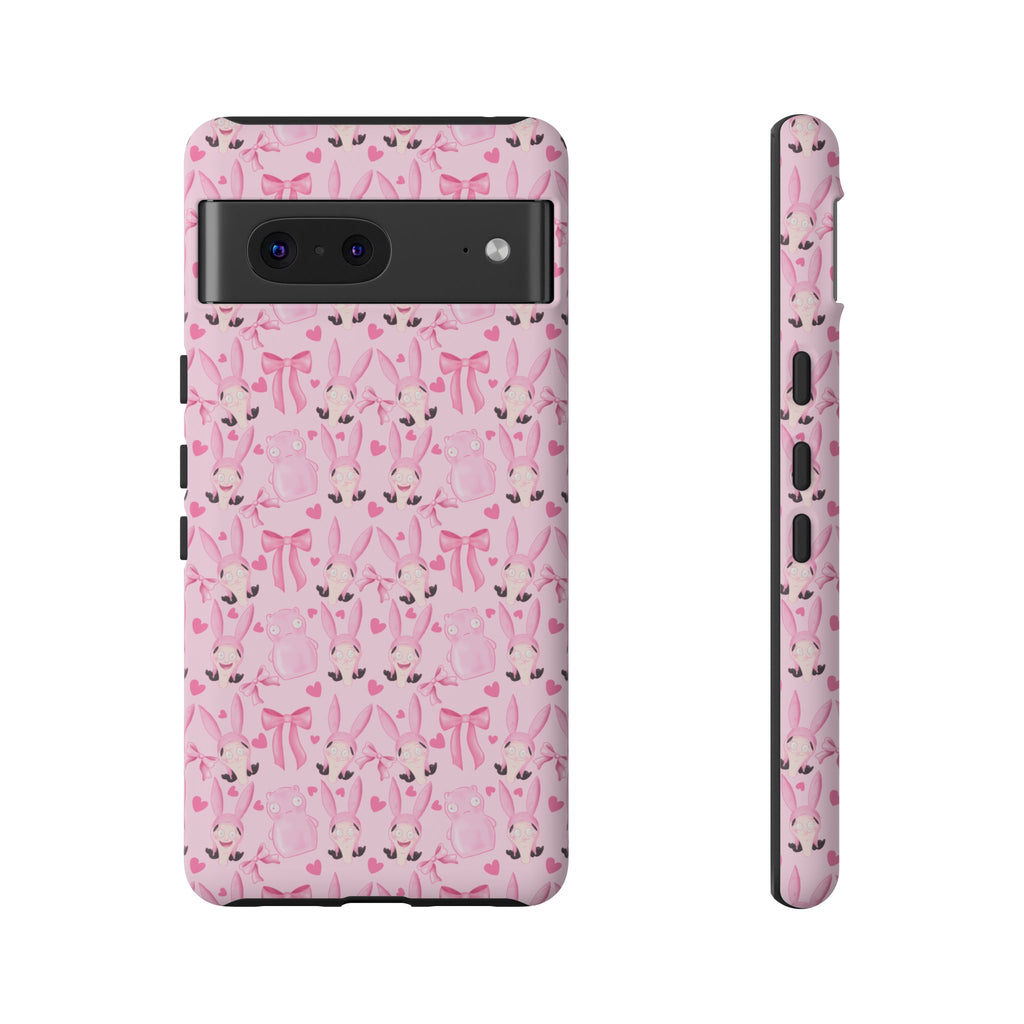 Bob's Burgers Inspired Coquette Louise Tough Case for iPhone, Google, and Samsung