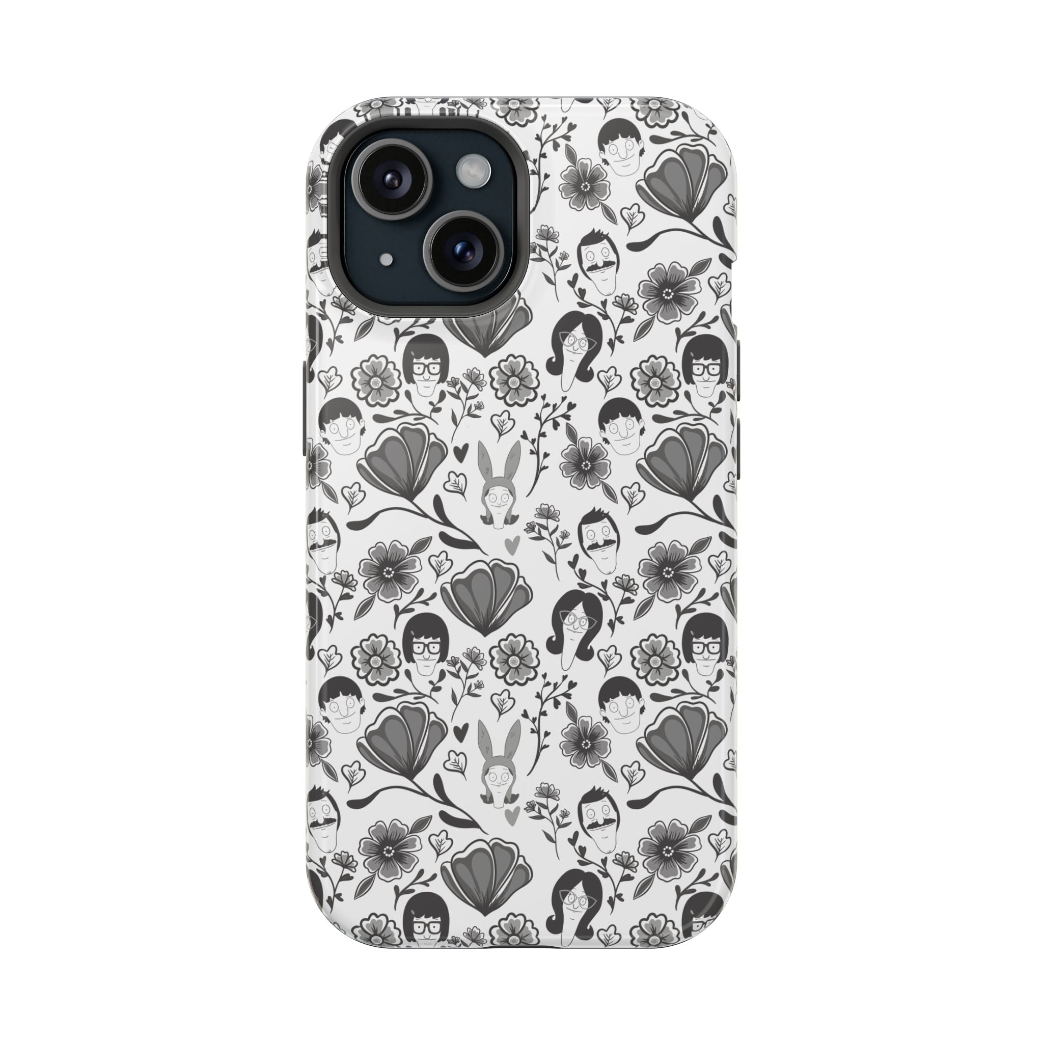 Belcher's Fine China iPhone Case V1 Monochrome – Magnetic Impact-Resistant