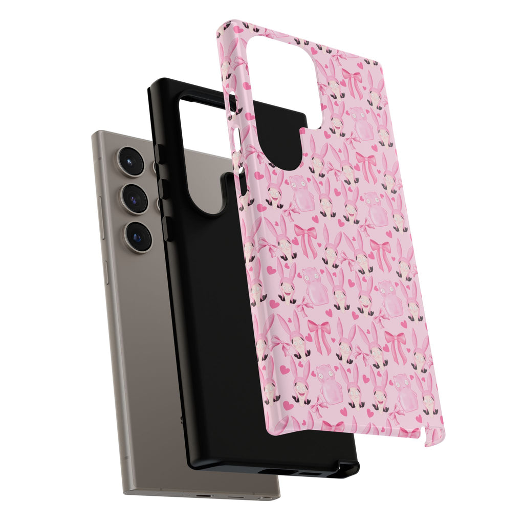 Bob's Burgers Inspired Coquette Louise Tough Case for iPhone, Google, and Samsung