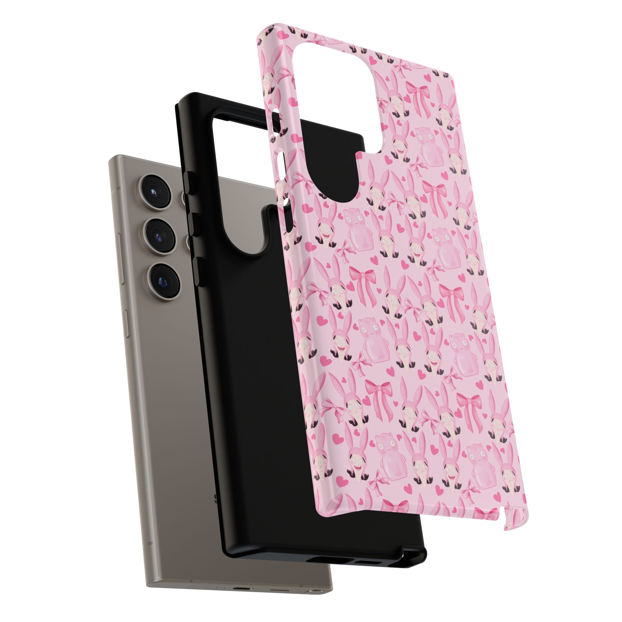 Bob's Burgers Inspired Coquette Louise Tough Case for iPhone, Google, and Samsung