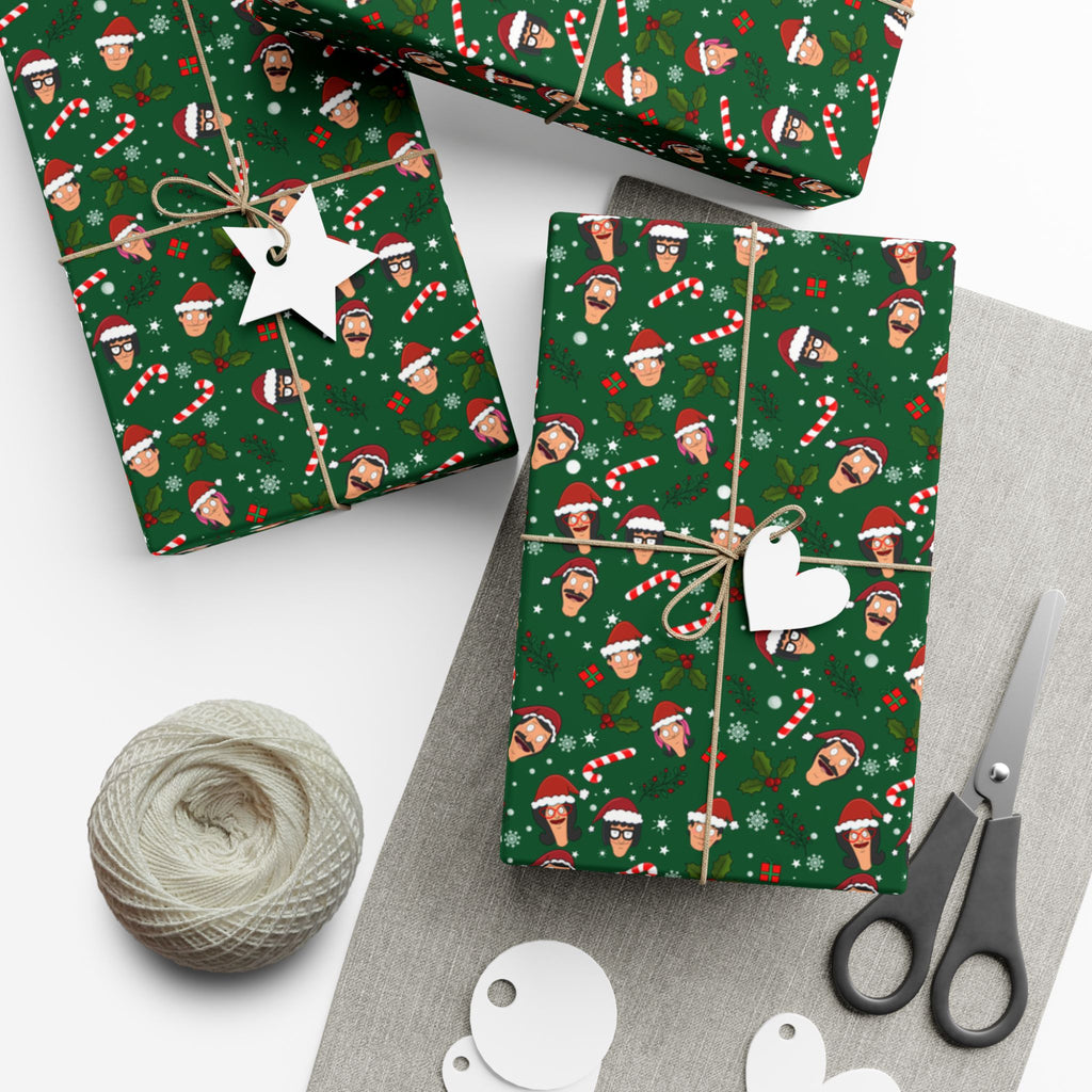 Bob's Burgers Inspired  Holiday Wrapping Paper