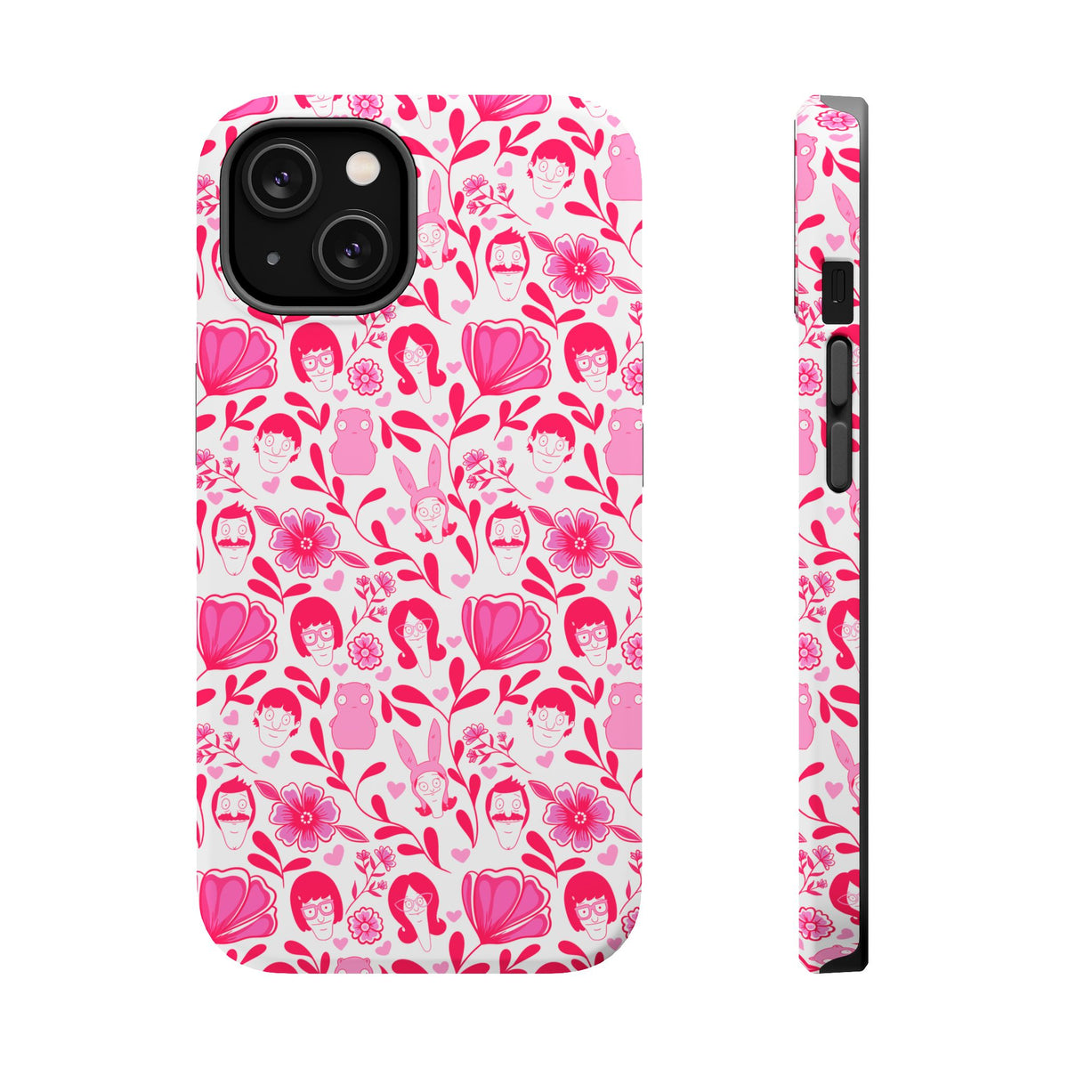 Belcher's Fine China iPhone Case V1 Pink – Magnetic Impact-Resistant
