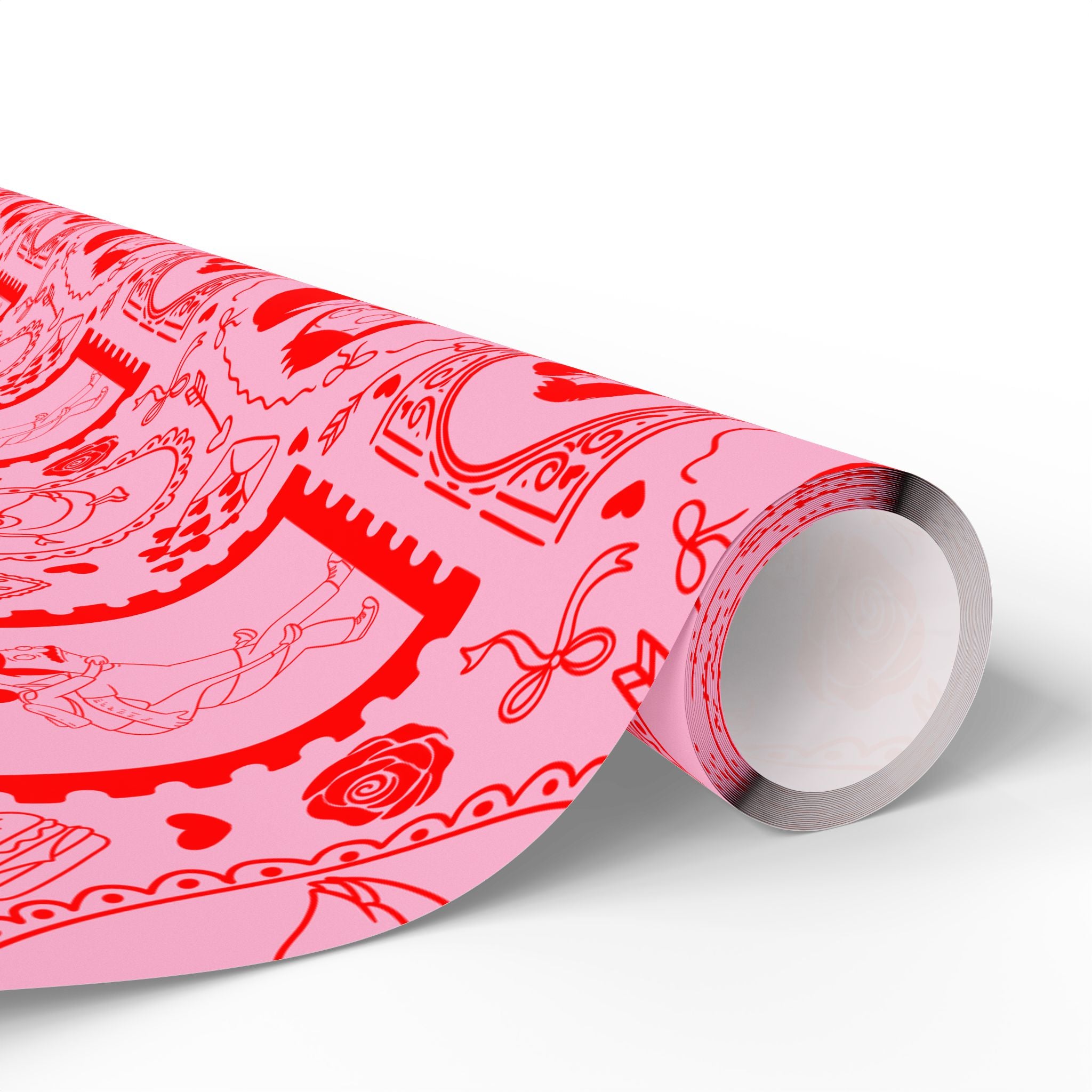 Belcher's Pink Valentine's Gift Wrap