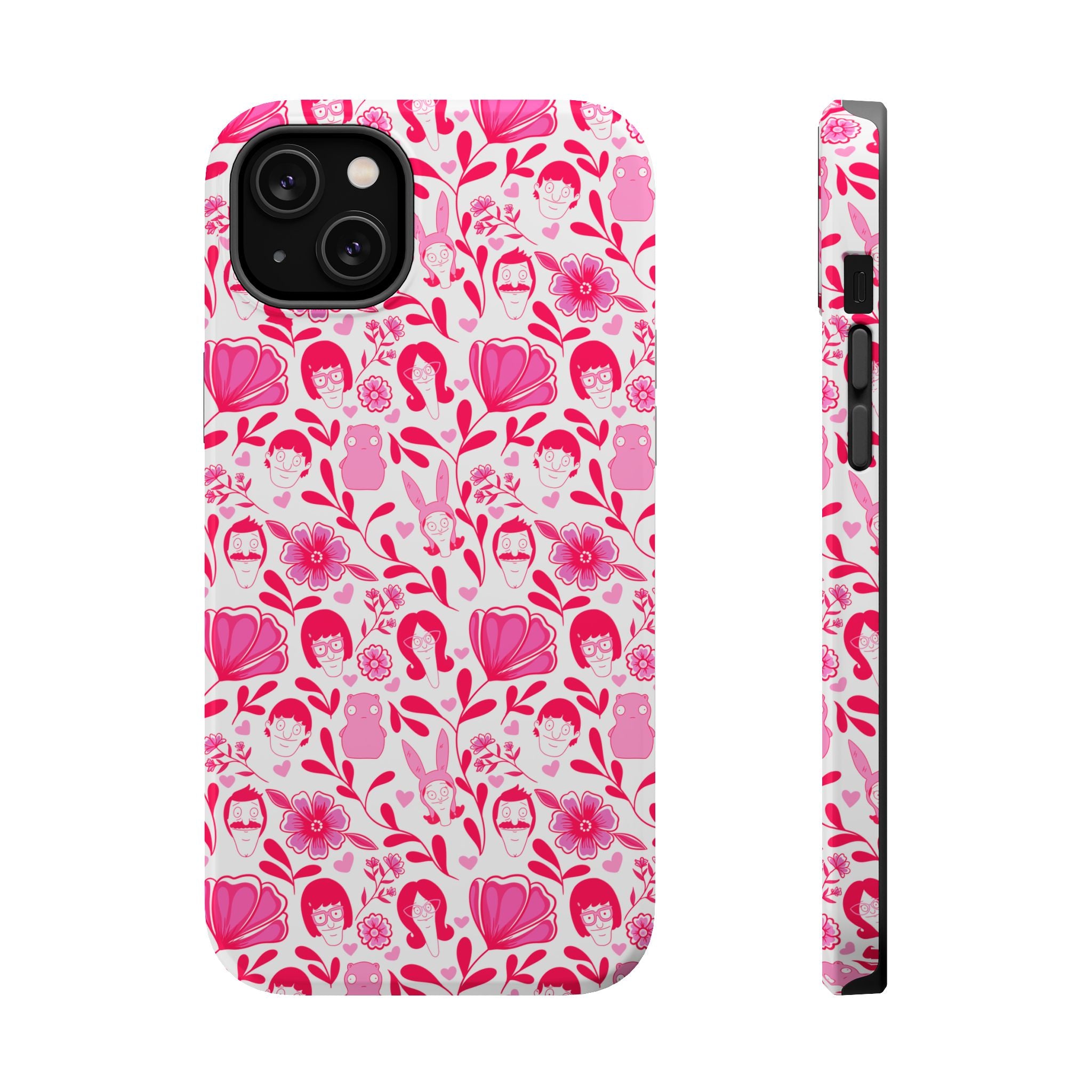 Belcher's Fine China iPhone Case V1 Pink – Magnetic Impact-Resistant