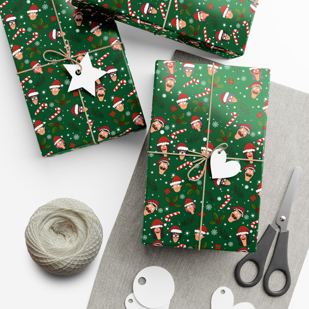 Bob's Burgers Inspired  Holiday Wrapping Paper