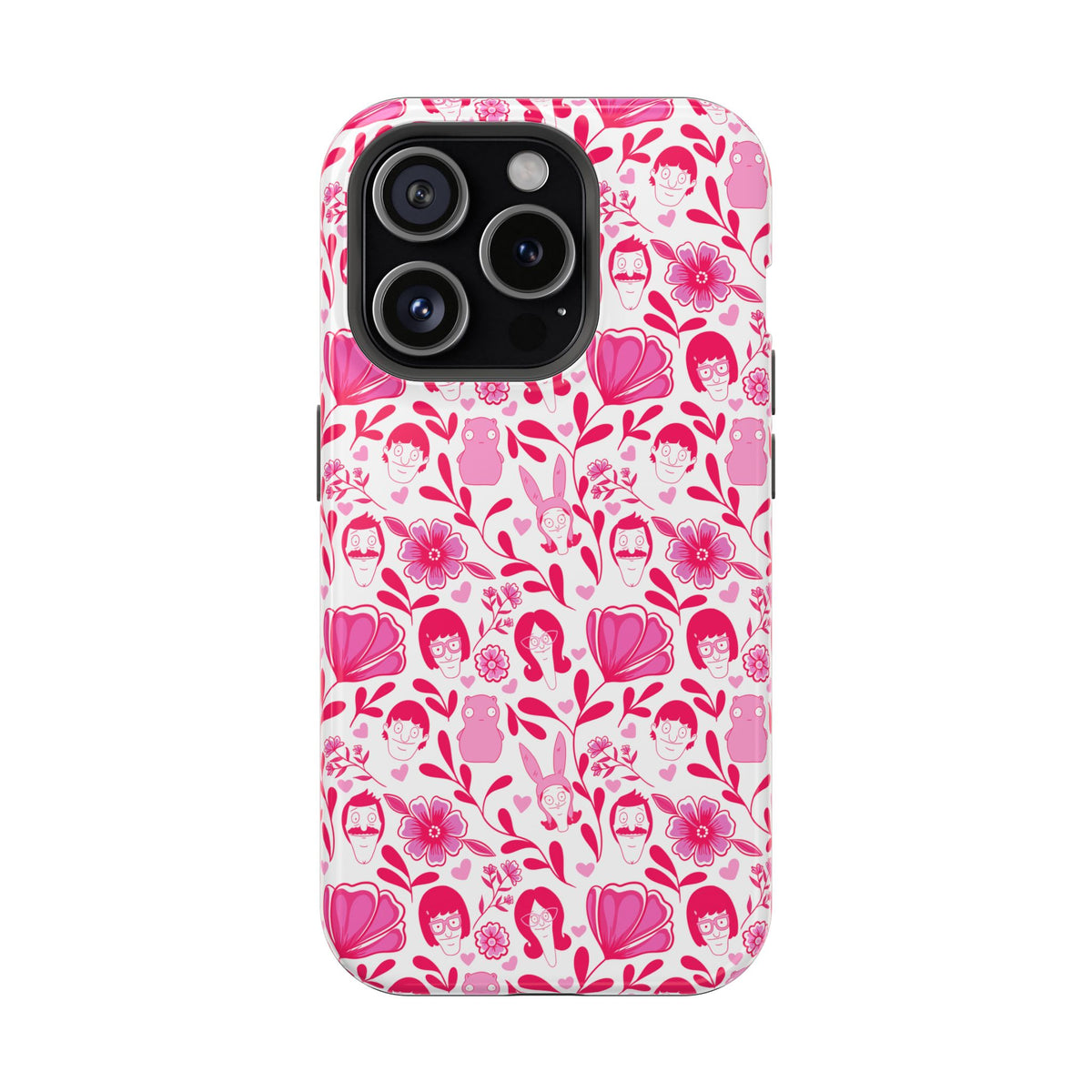 Belcher's Fine China iPhone Case V1 Pink – Magnetic Impact-Resistant