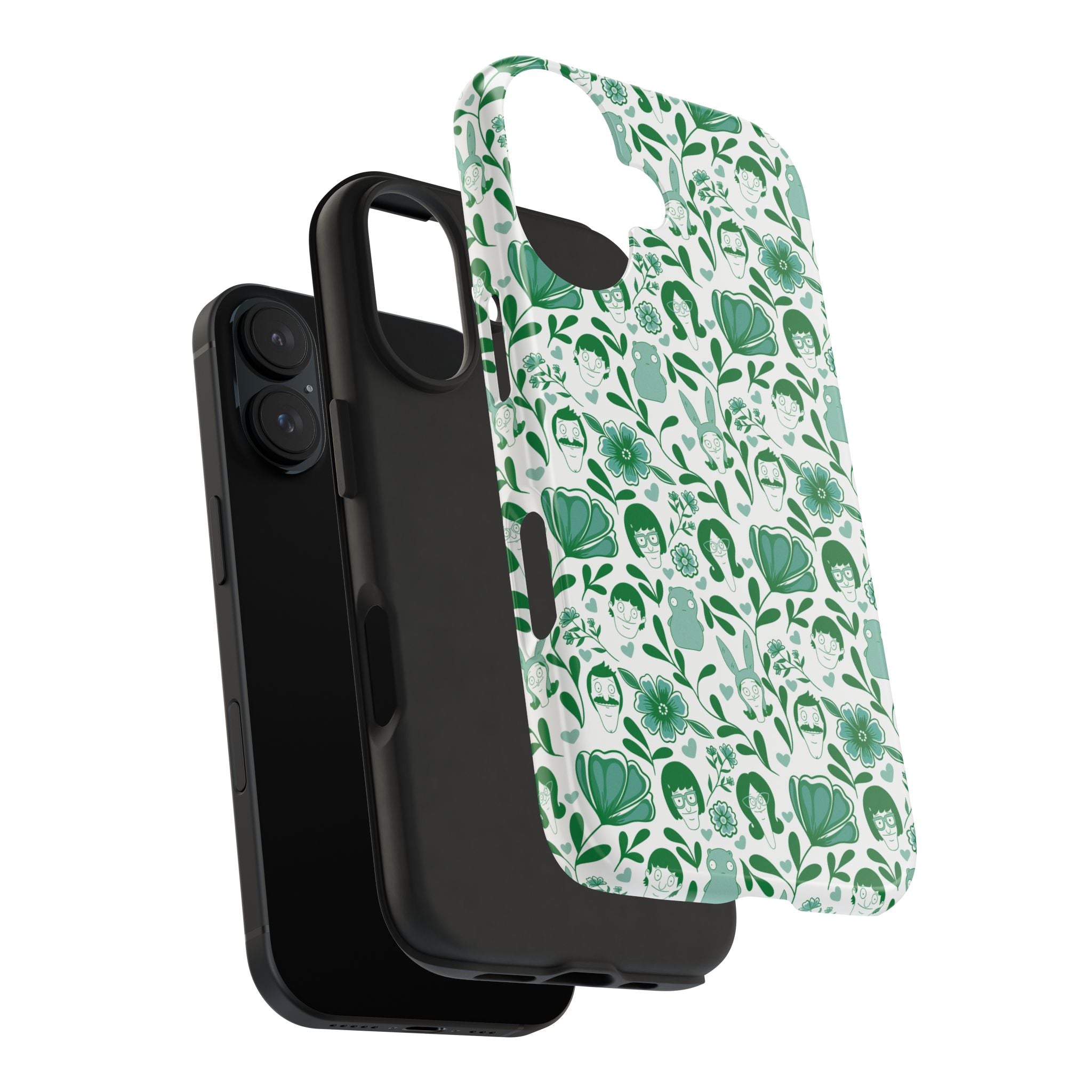 Belcher's Green Fine China Tough Phone Case (iPhone, Samsung) Not MagSafe!