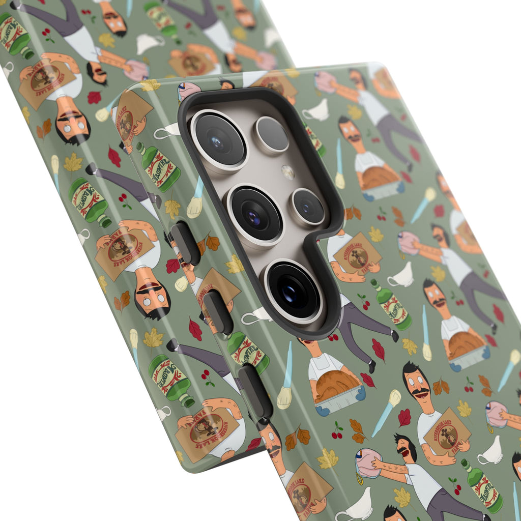 Bob's Burgers Inspired Thanksgiving Bob V1 Tough Case for iPhone, Samsung, and Google Phones