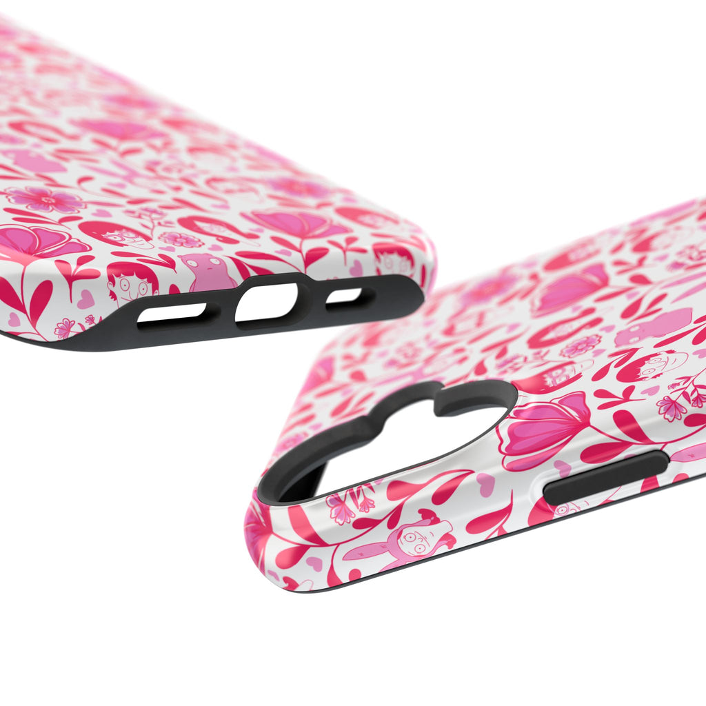 Belcher's Fine China iPhone Case V1 Pink – Magnetic Impact-Resistant