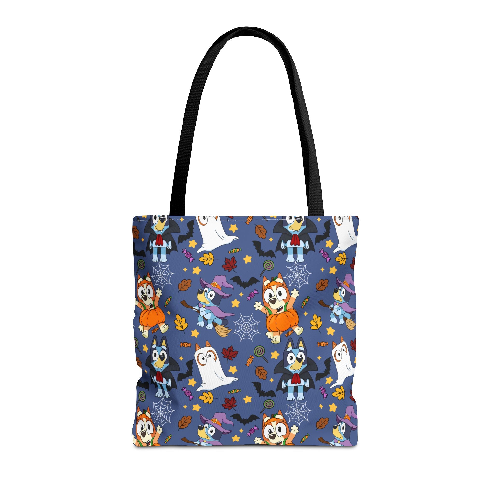 Blue Dog and Fam Trick or Treat Tote Bag