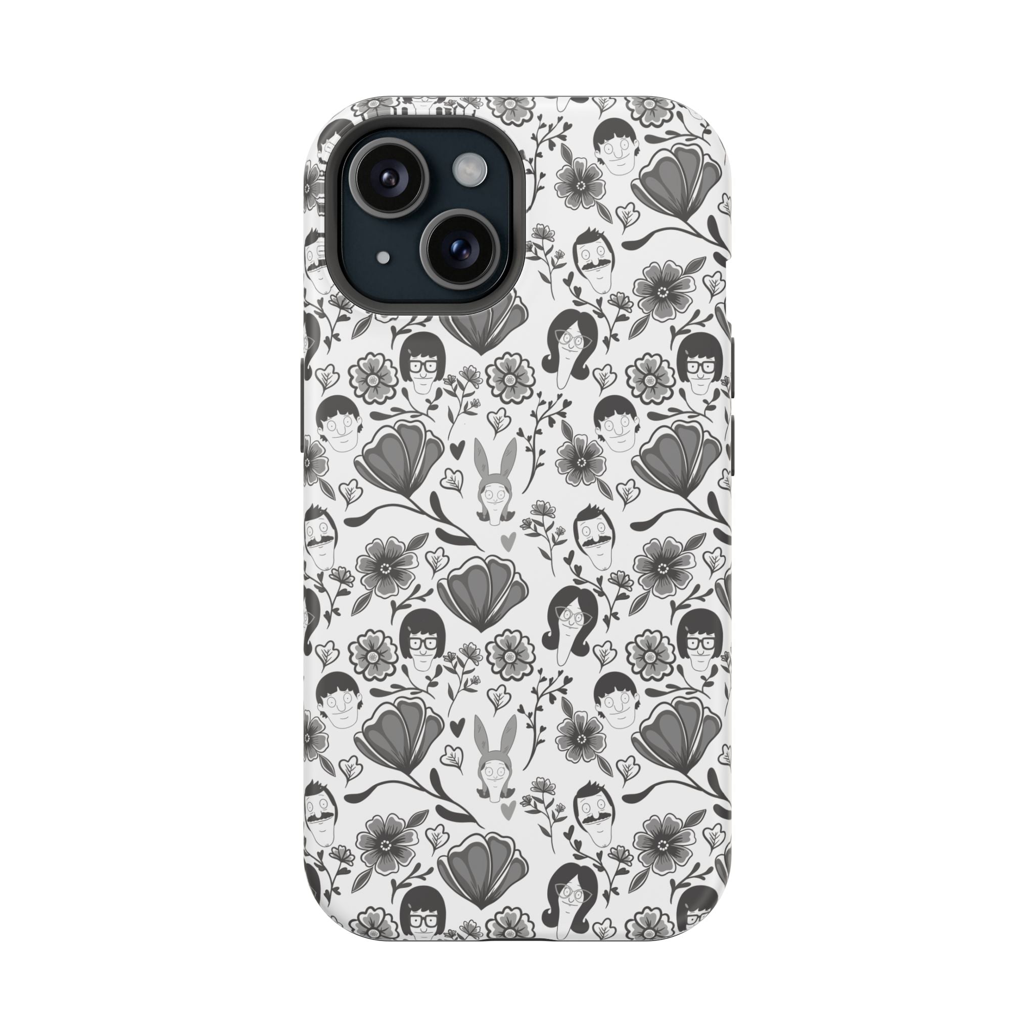 Belcher's Fine China iPhone Case V1 Monochrome – Magnetic Impact-Resistant