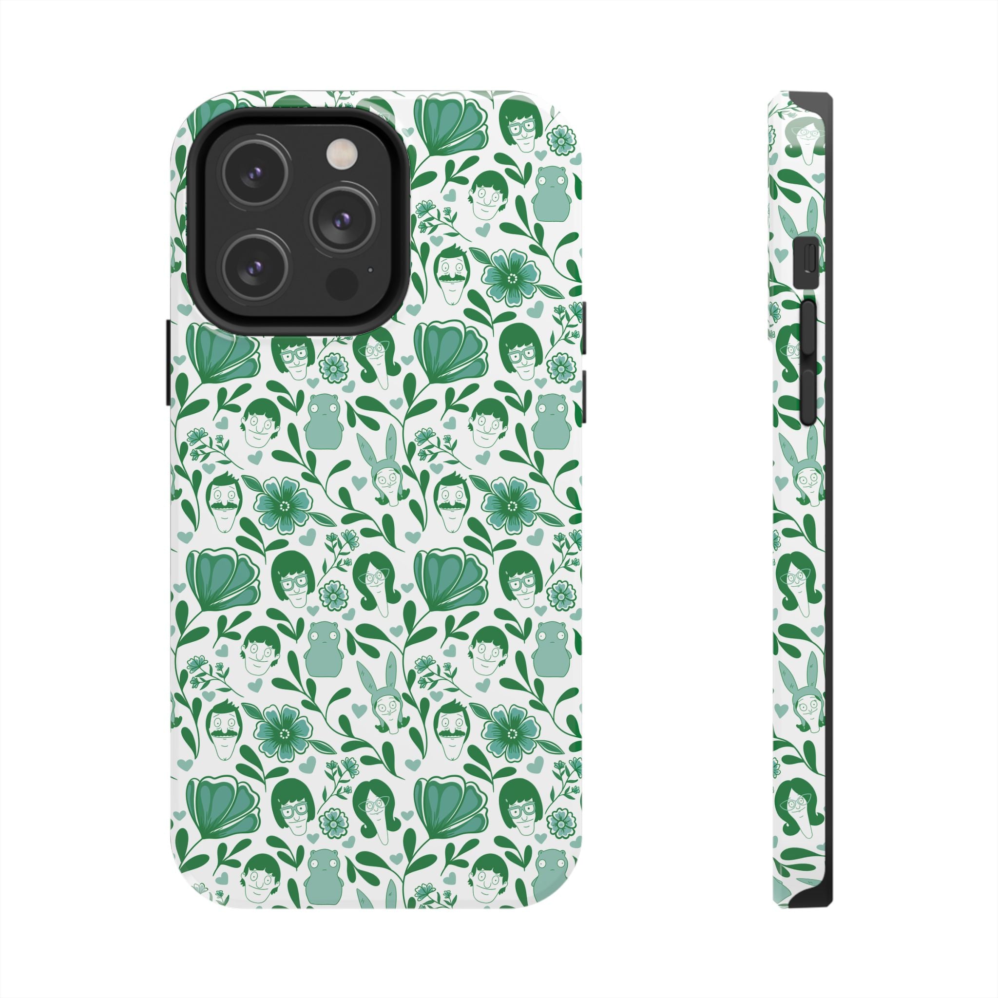 Belcher's Green Fine China Tough Phone Case (iPhone, Samsung) Not MagSafe!
