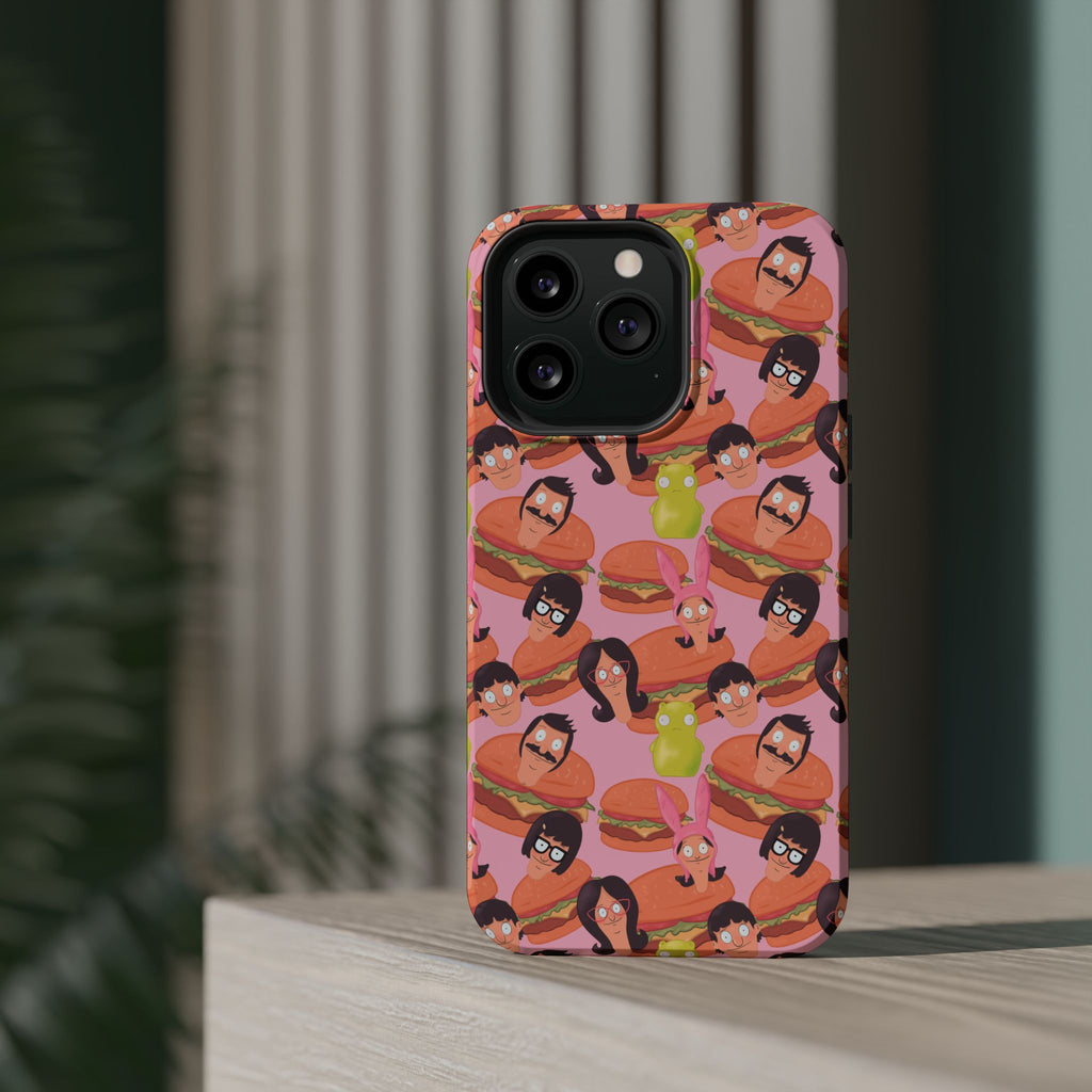 Belcher's Burger Time - Pink Magnetic Impact-Resistant iPhone Case