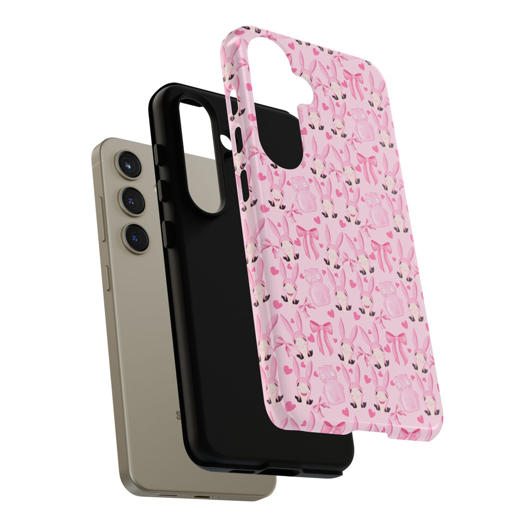 Bob's Burgers Inspired Coquette Louise Tough Case for iPhone, Google, and Samsung