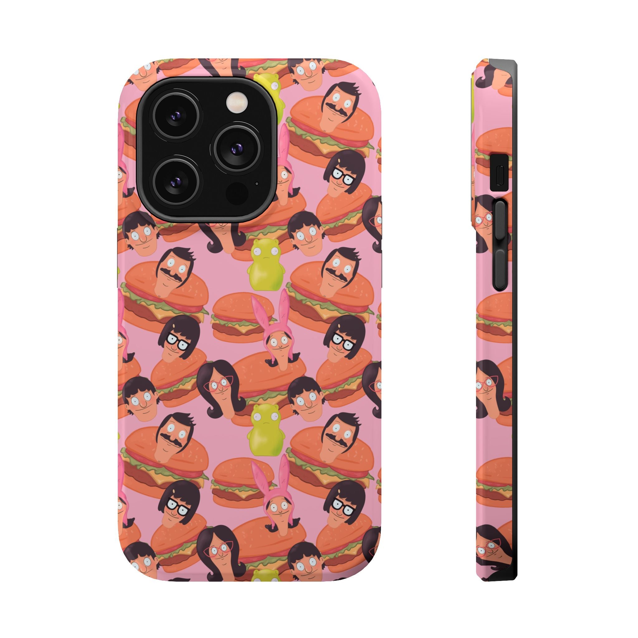 Belcher's Burger Time - Pink Magnetic Impact-Resistant iPhone Case
