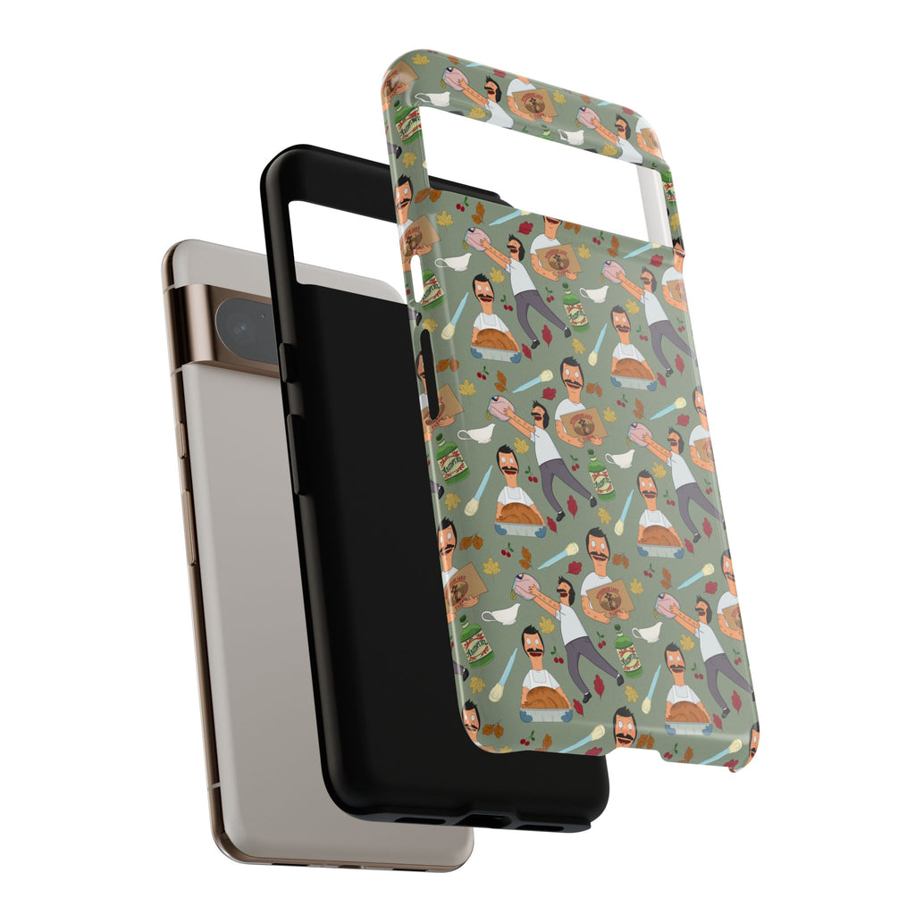 Bob's Burgers Inspired Thanksgiving Bob V1 Tough Case for iPhone, Samsung, and Google Phones