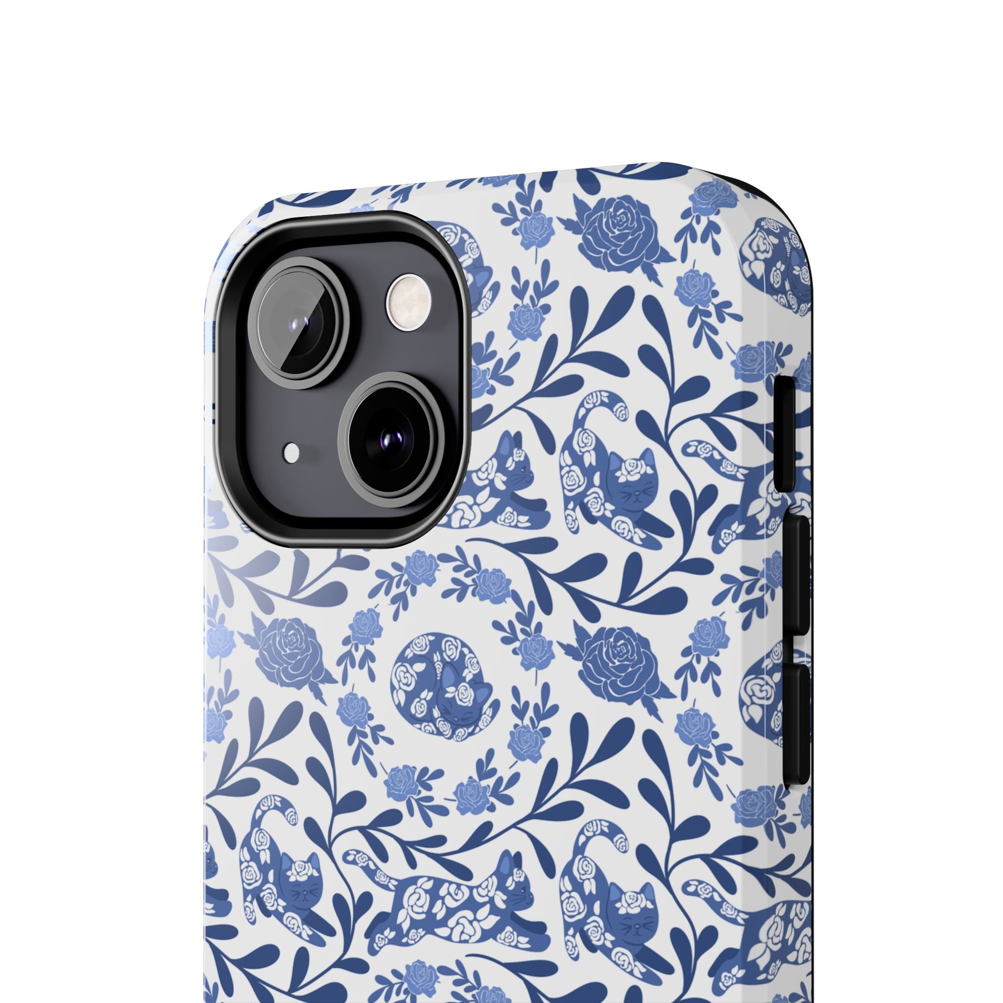 Kitty Fine China Tough Phone Case (iPhone, Samsung) Not MagSafe!