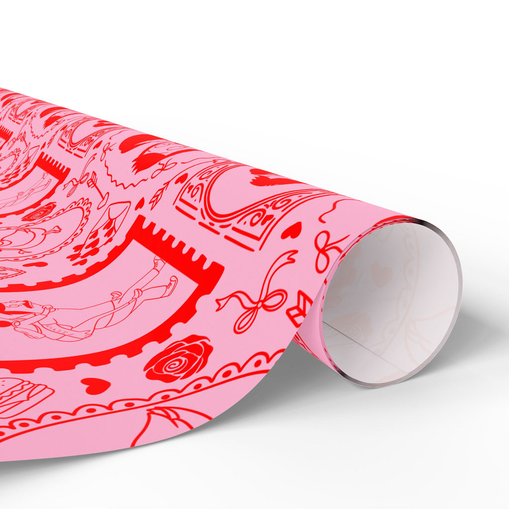 Belcher's Pink Valentine's Gift Wrap