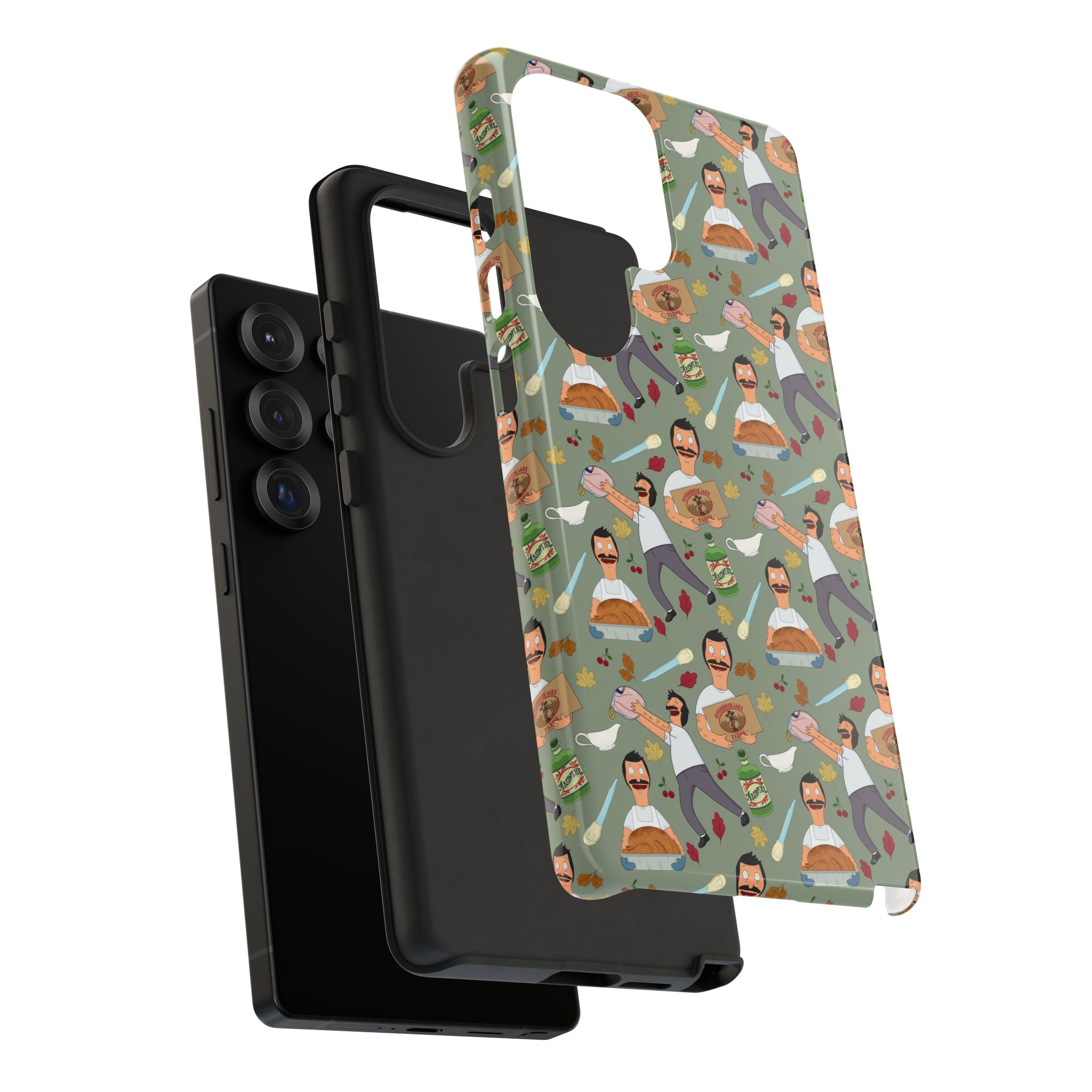 Bob's Burgers Inspired Thanksgiving Bob V1 Tough Case for iPhone, Samsung, and Google Phones