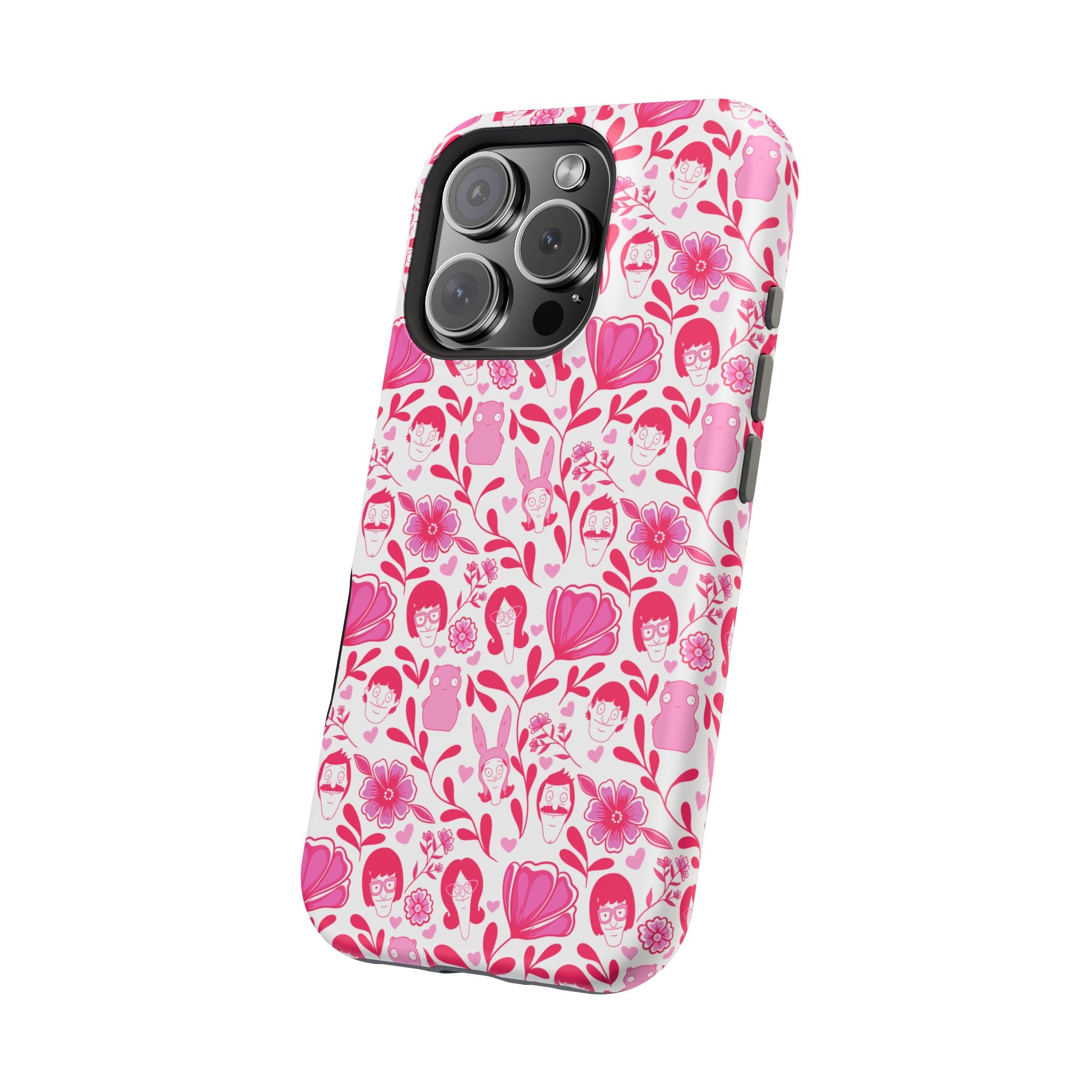 Belcher's Fine China iPhone Case V1 Pink – Magnetic Impact-Resistant