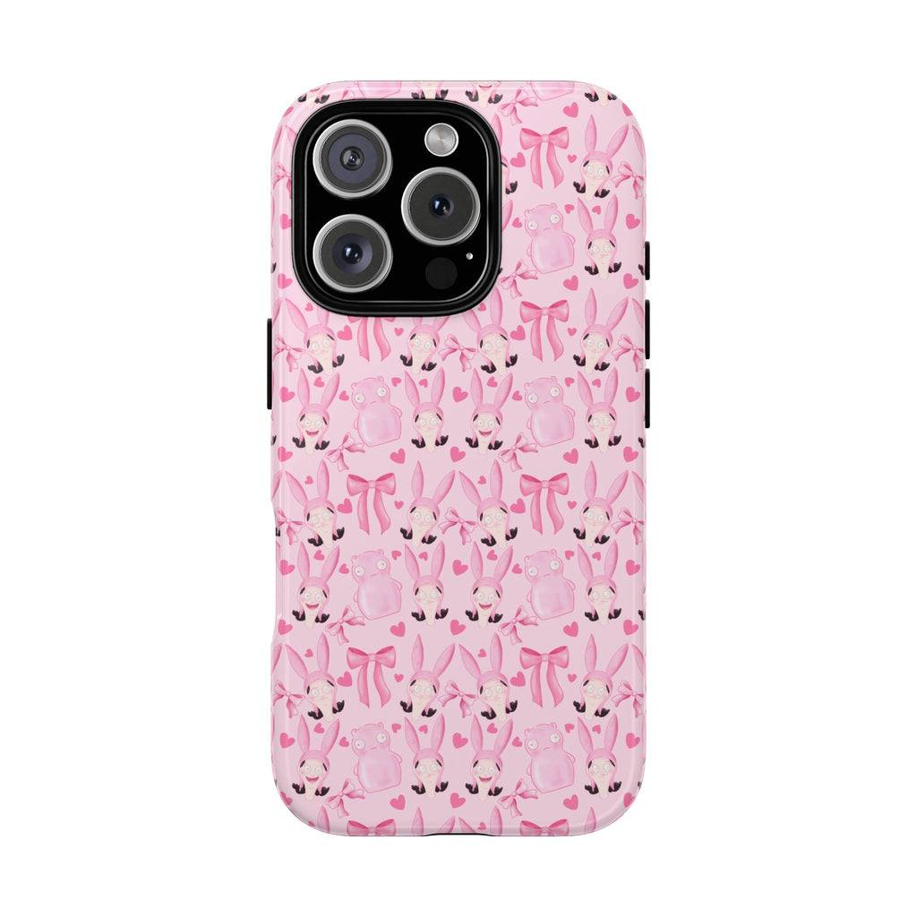Bob's Burgers Inspired Coquette Louise Tough Case for iPhone, Google, and Samsung