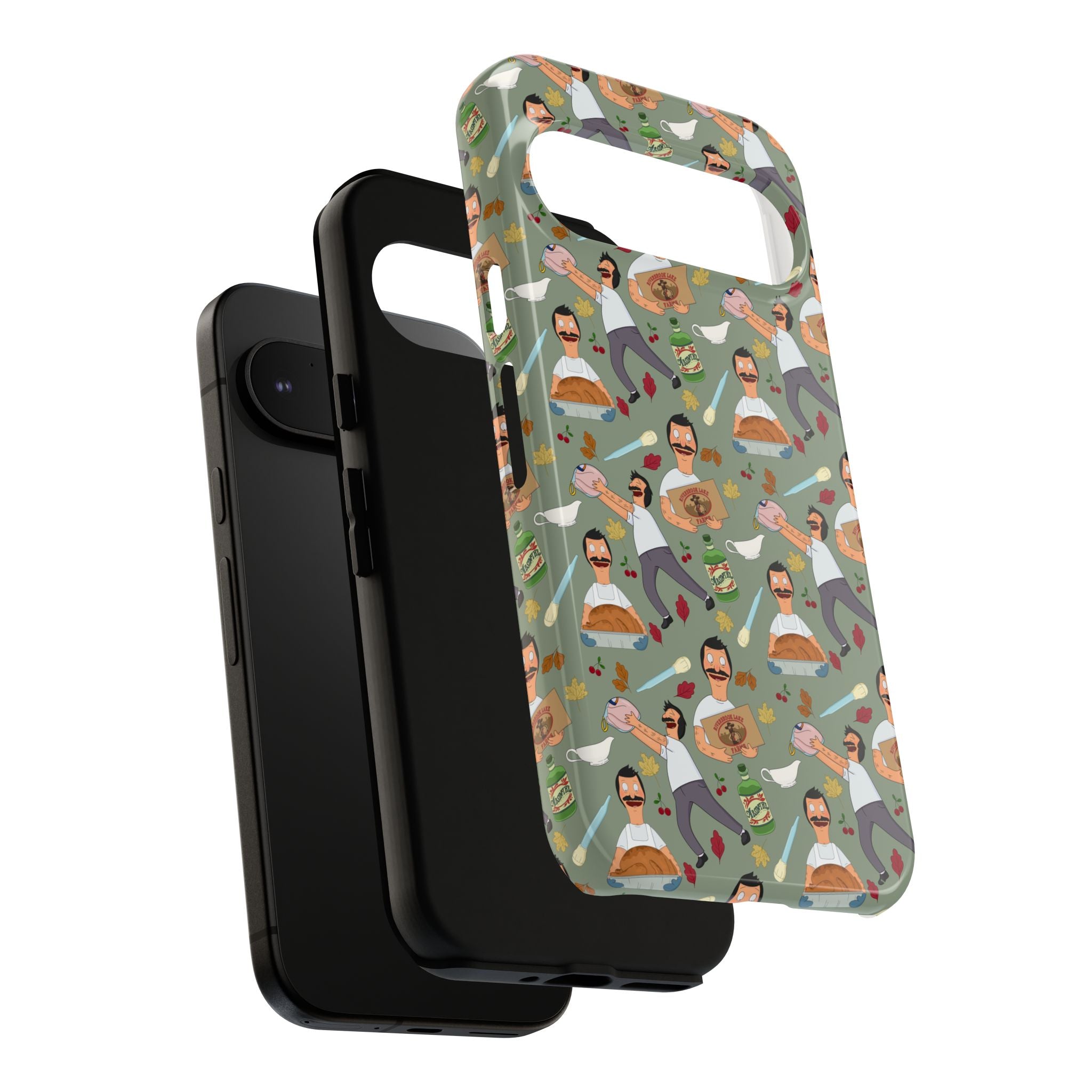 Bob's Burgers Inspired Thanksgiving Bob V1 Tough Case for iPhone, Samsung, and Google Phones