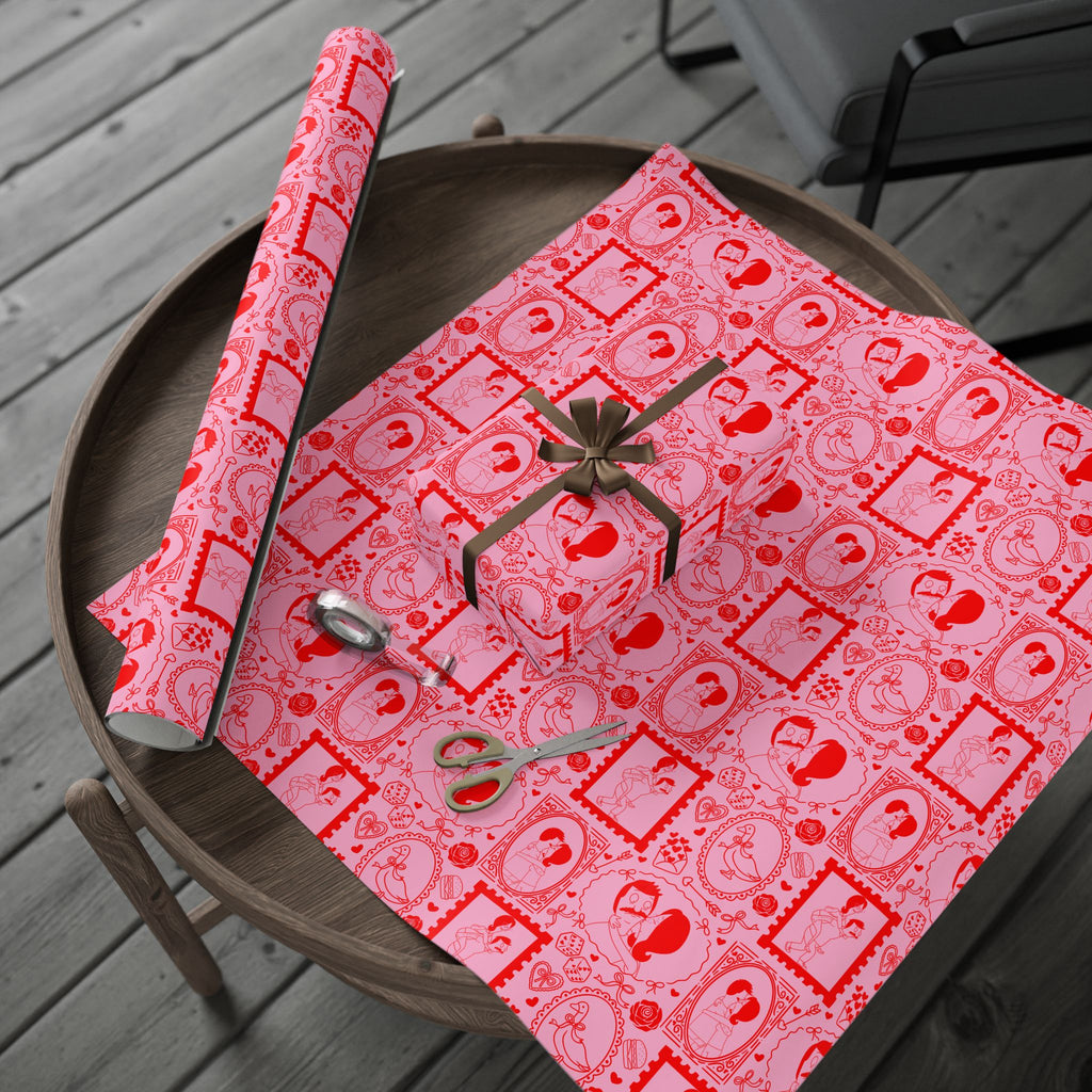 Belcher's Pink Valentine's Gift Wrap