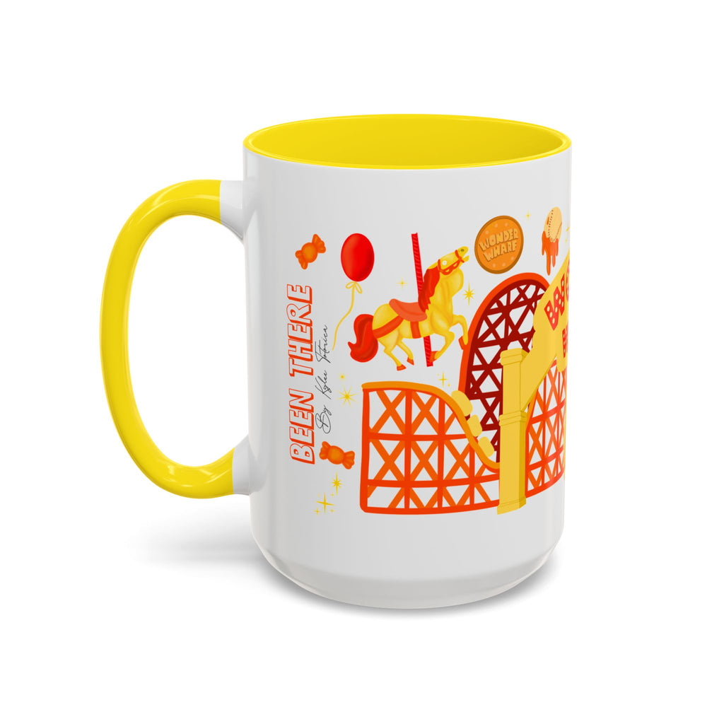 Wonder Wharf Accent Coffee Mug (11, 15oz) (RED VERSION)