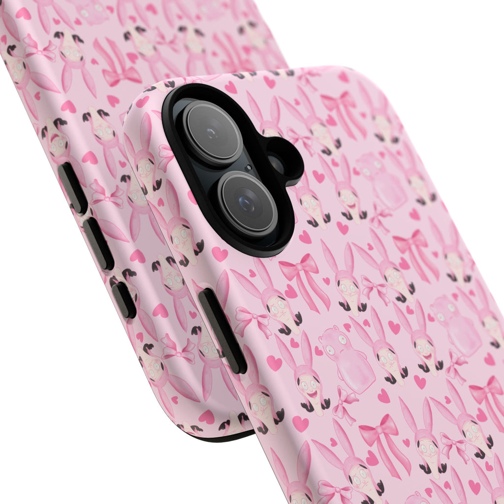Bob's Burgers Inspired Coquette Louise Tough Case for iPhone, Google, and Samsung