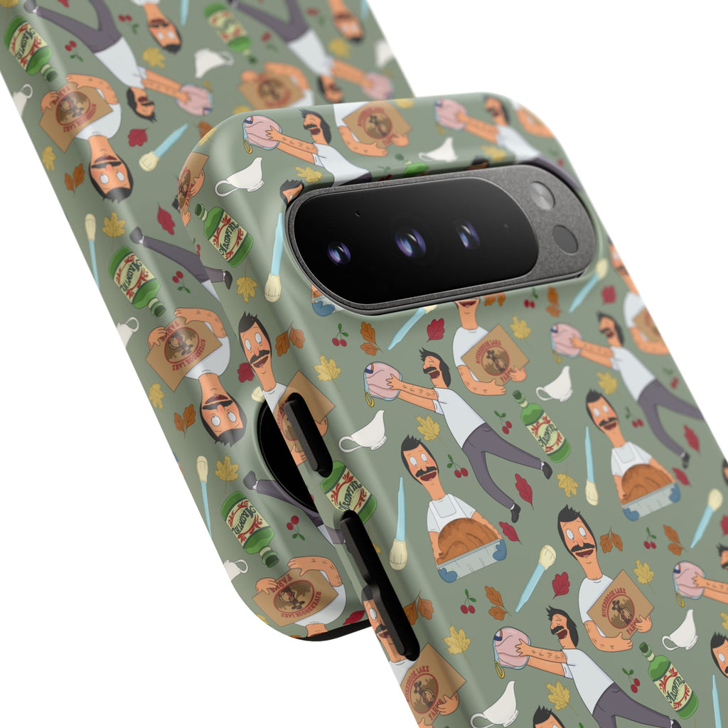 Bob's Burgers Inspired Thanksgiving Bob V1 Tough Case for iPhone, Samsung, and Google Phones
