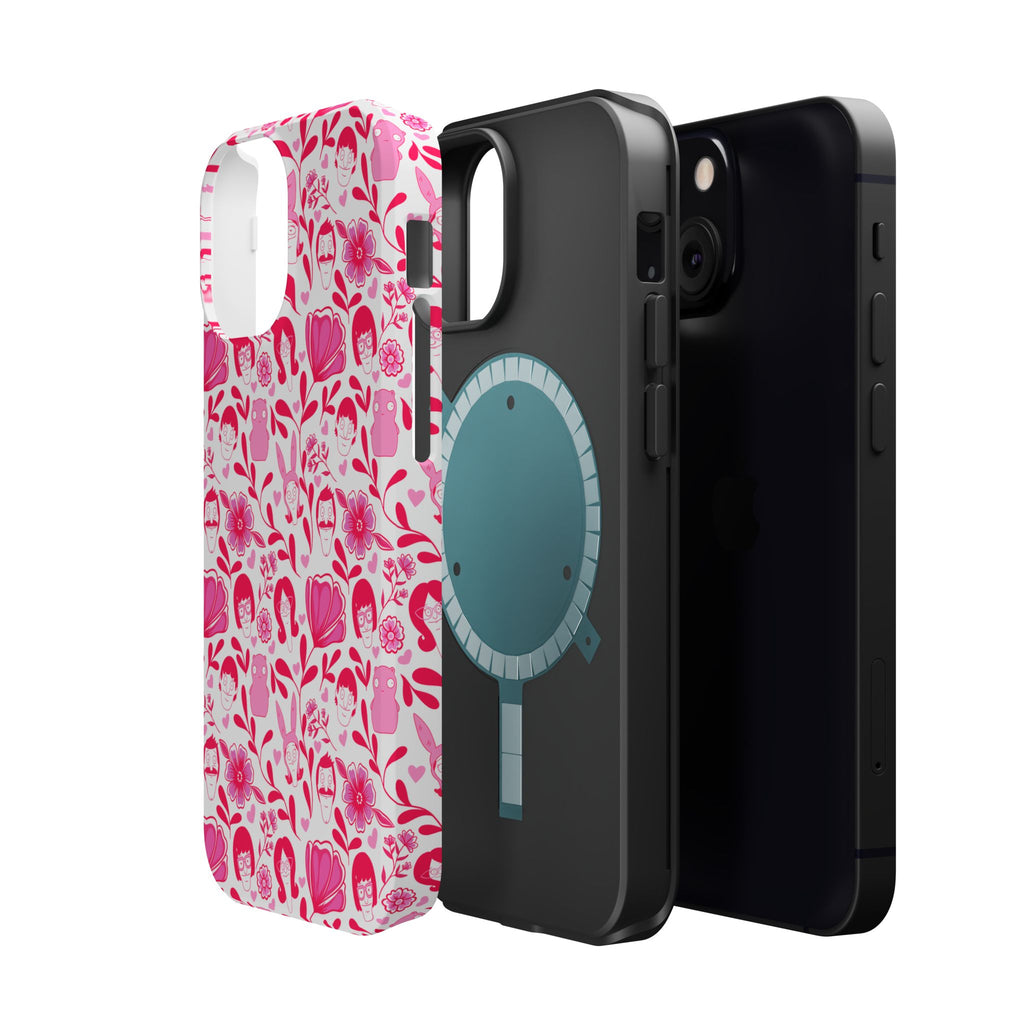 Belcher's Fine China iPhone Case V1 Pink – Magnetic Impact-Resistant