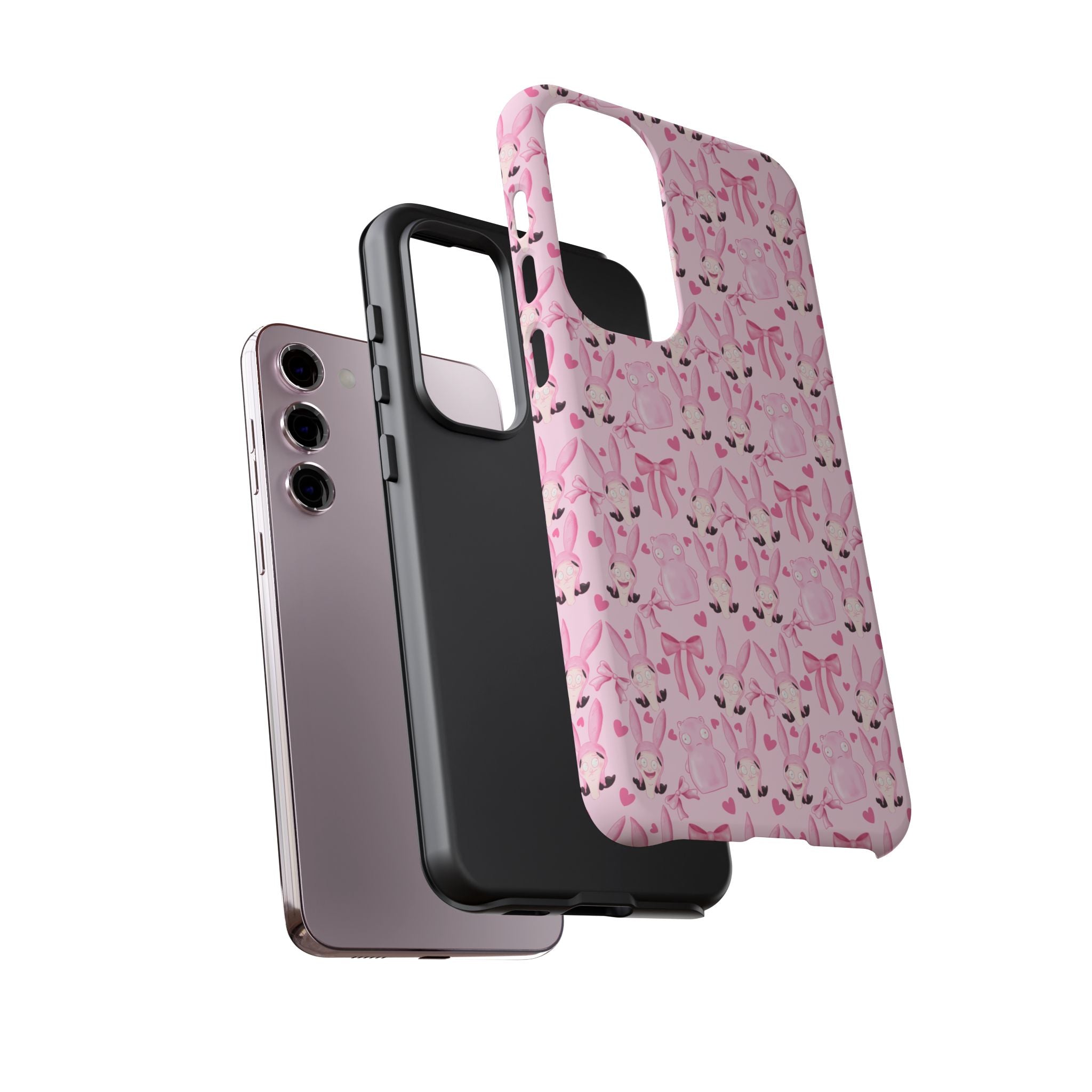 Bob's Burgers Inspired Coquette Louise Tough Case for iPhone, Google, and Samsung