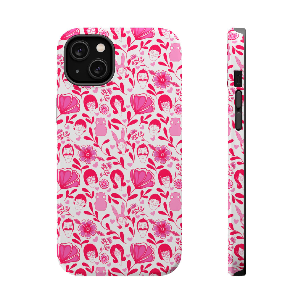 Belcher's Fine China iPhone Case V1 Pink – Magnetic Impact-Resistant