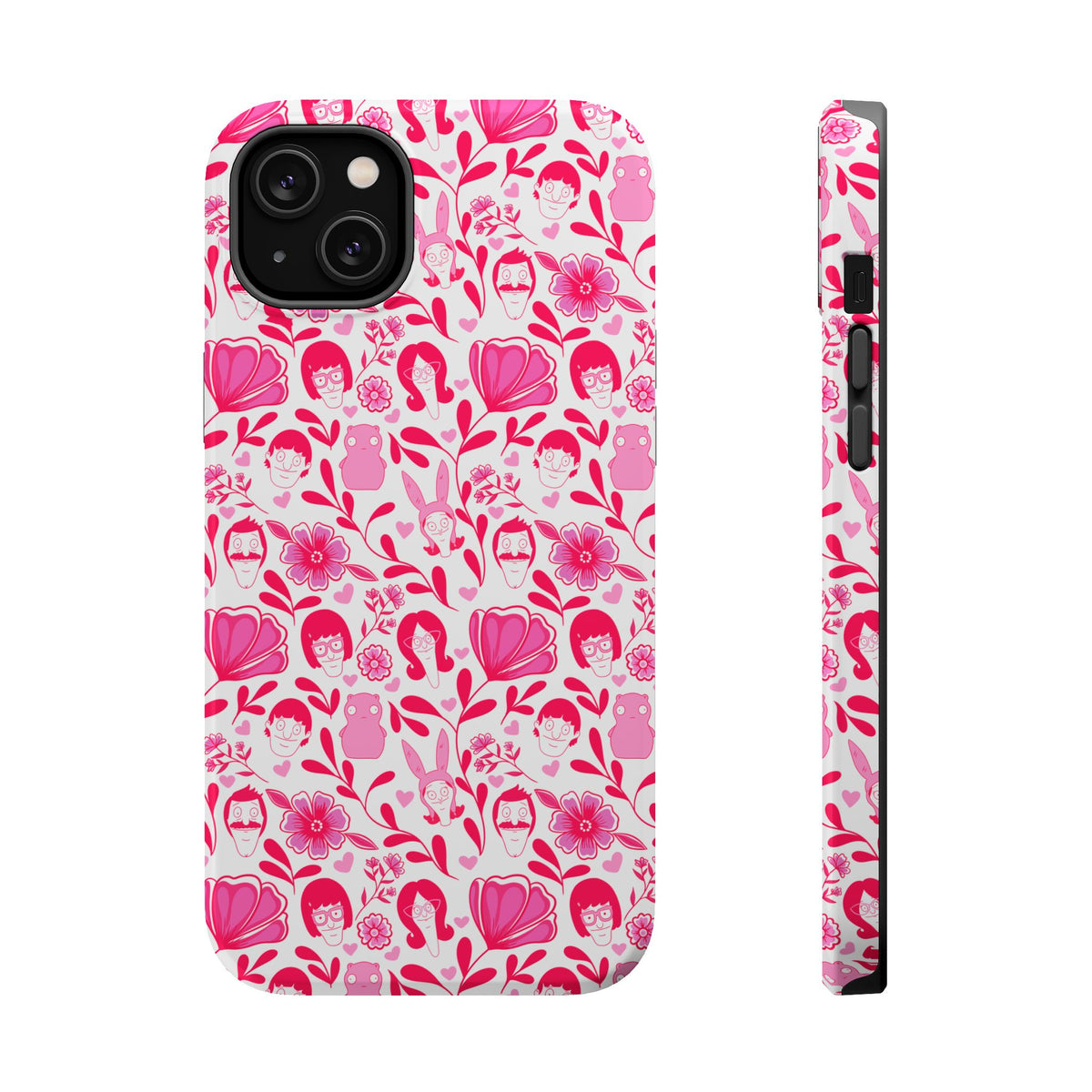 Belcher's Fine China iPhone Case V1 Pink – Magnetic Impact-Resistant