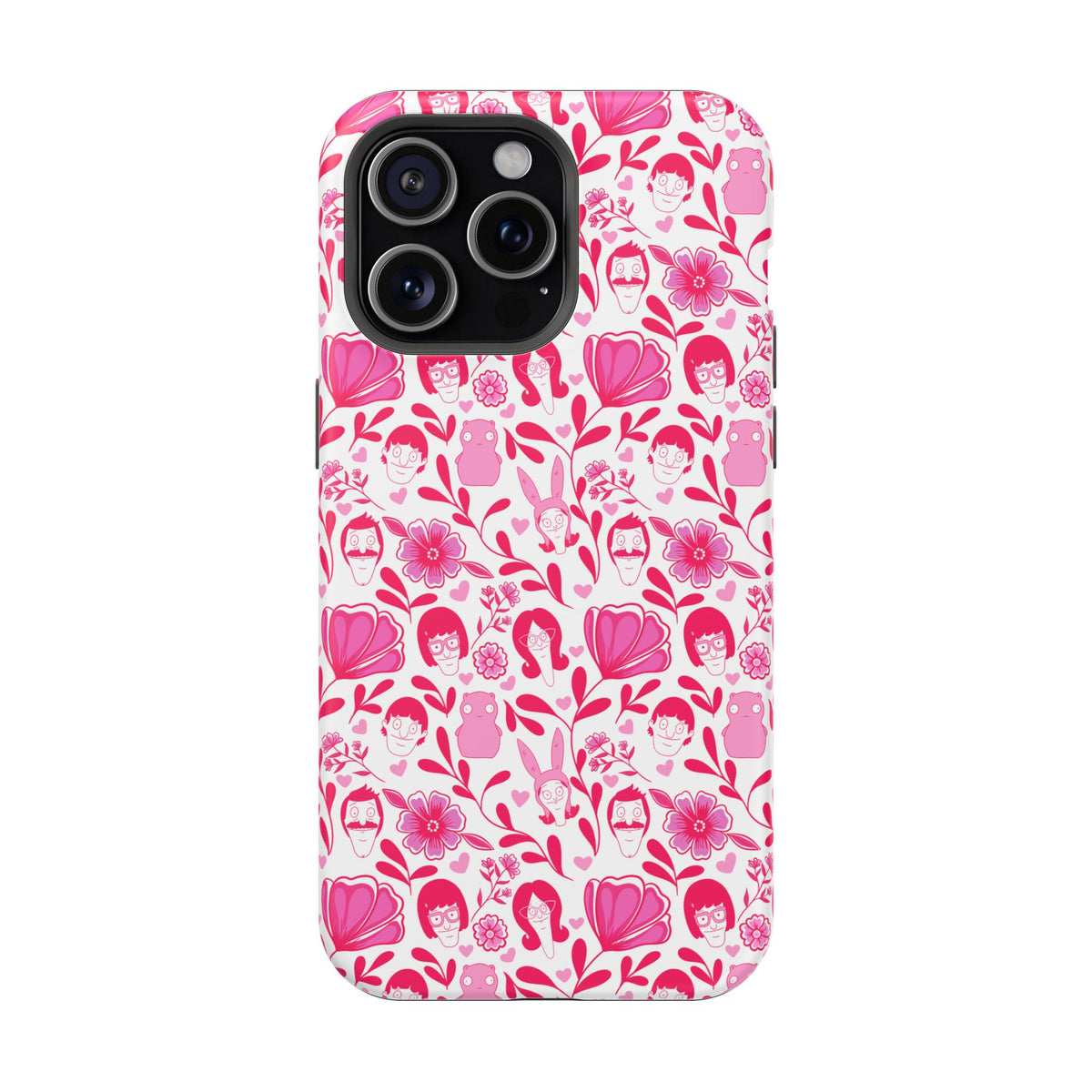 Belcher's Fine China iPhone Case V1 Pink – Magnetic Impact-Resistant