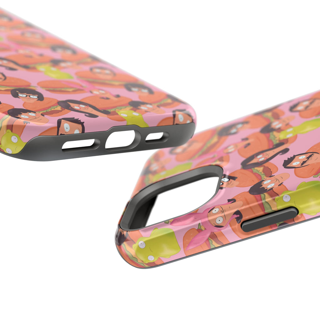 Belcher's Burger Time - Pink Magnetic Impact-Resistant iPhone Case