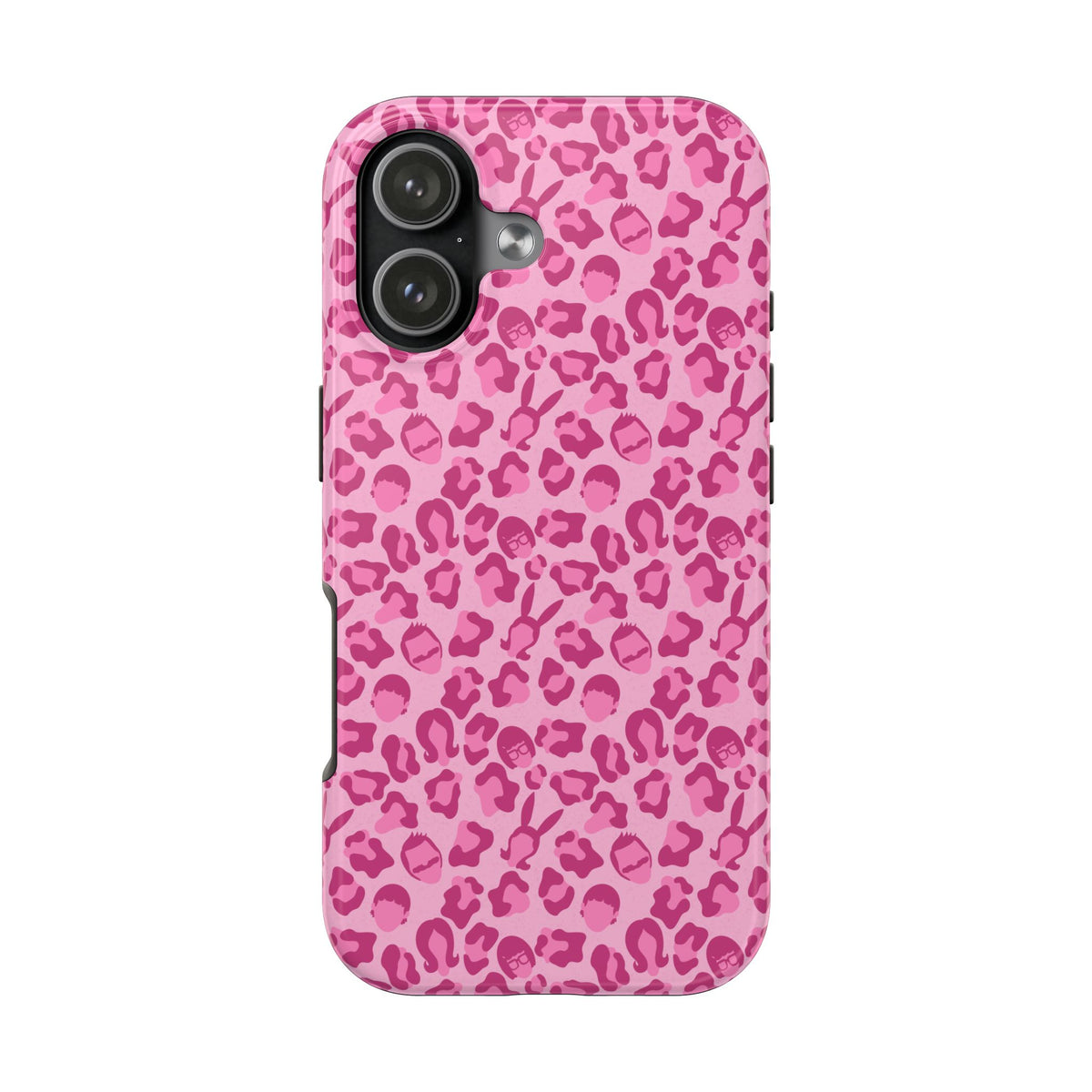 Pink Leopard Print Belchers Phone Case (iPhone, Samsung) Not MagSafe!